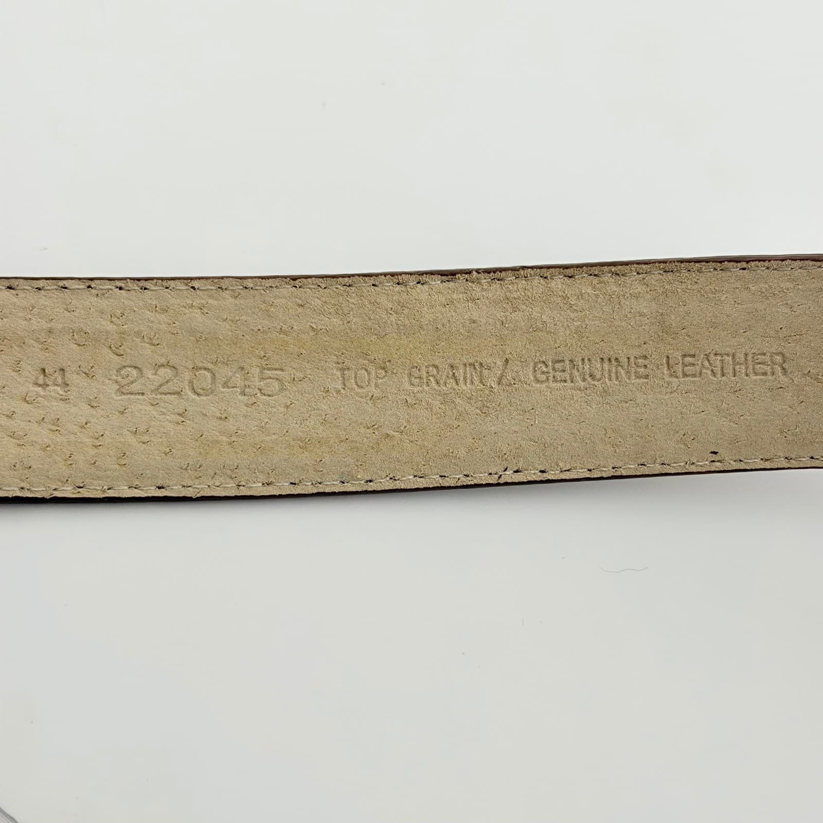 Bill Blass Belt Mens 44 Cognac Leather Western Silver Engraved Buckle New 50in - Thumbnail 7