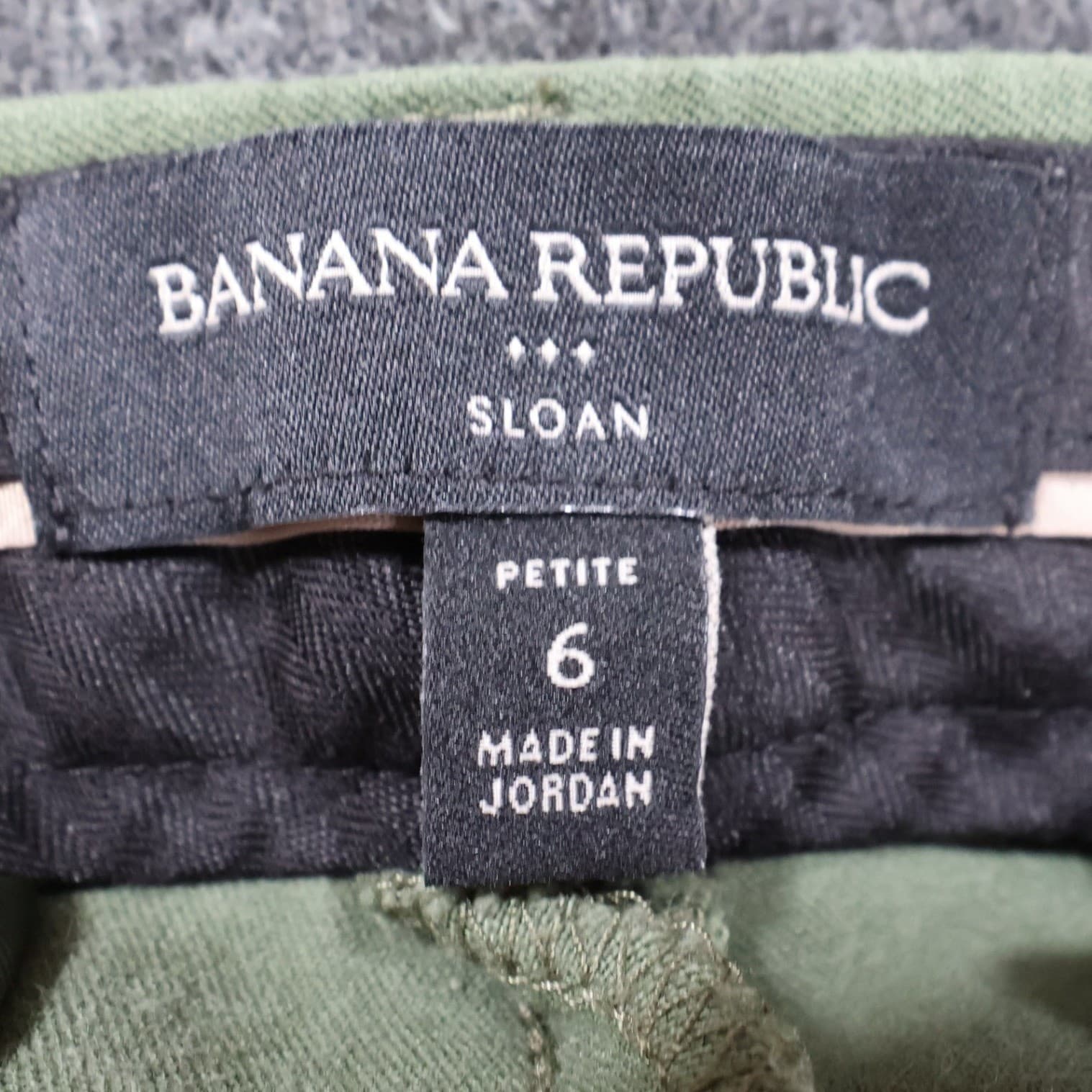 Banana Republic Pants Womens 4 Green Excellent Chino Trousers - Thumbnail 7