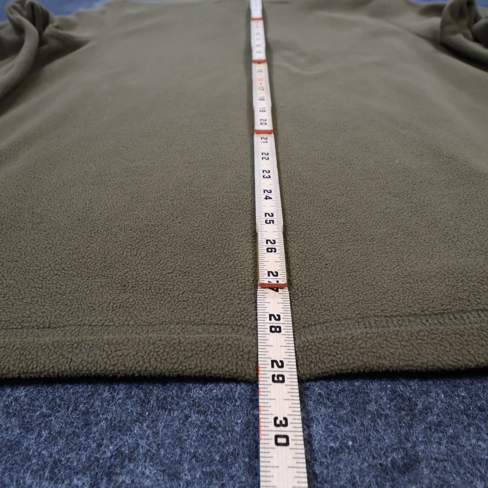 Chaps Quarter Zip Pullover Mens XL Brown Excellent Fleece Sweater - Thumbnail 5
