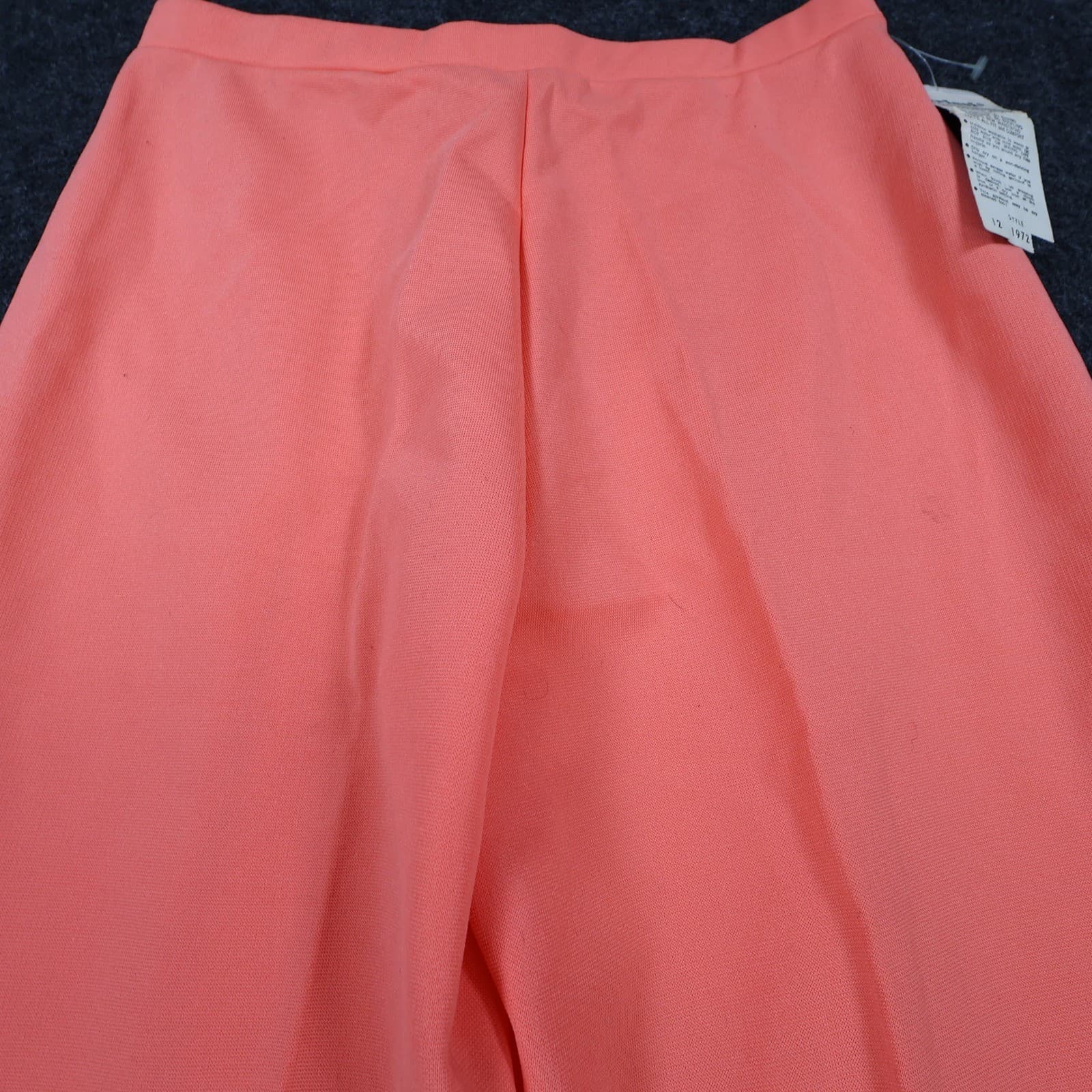 Trissi Pants Women 12 Coral New Vintage Magic Waist Double Knit 1972 - Thumbnail 12
