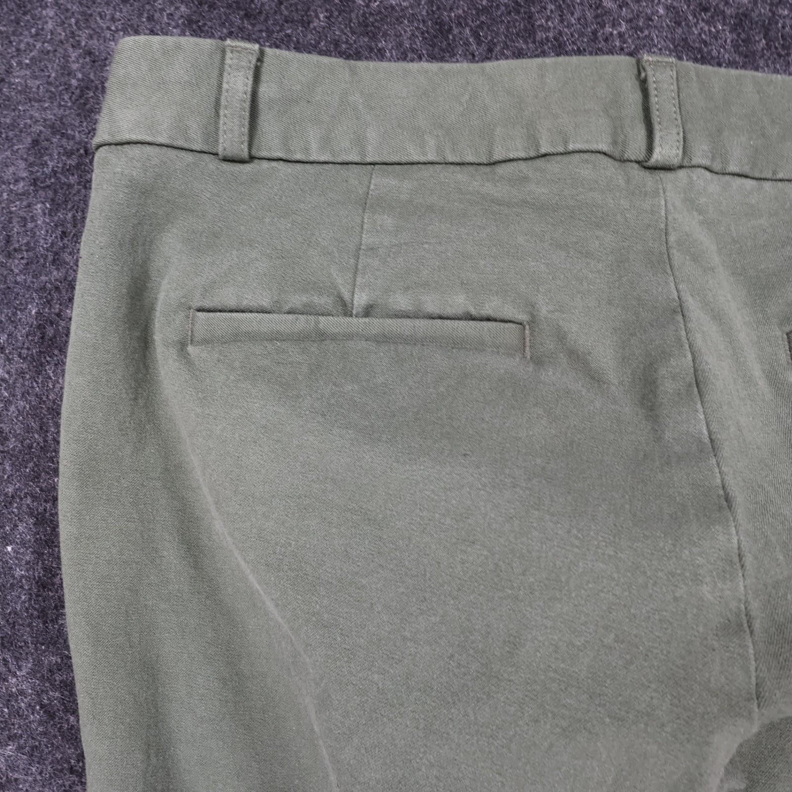 Banana Republic Pants Womens 4 Green Excellent Chino Trousers - Thumbnail 10