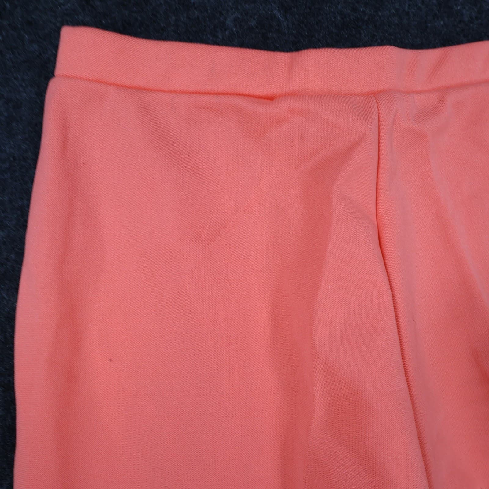 Trissi Pants Women 12 Coral New Vintage Magic Waist Double Knit 1972 - Thumbnail 10