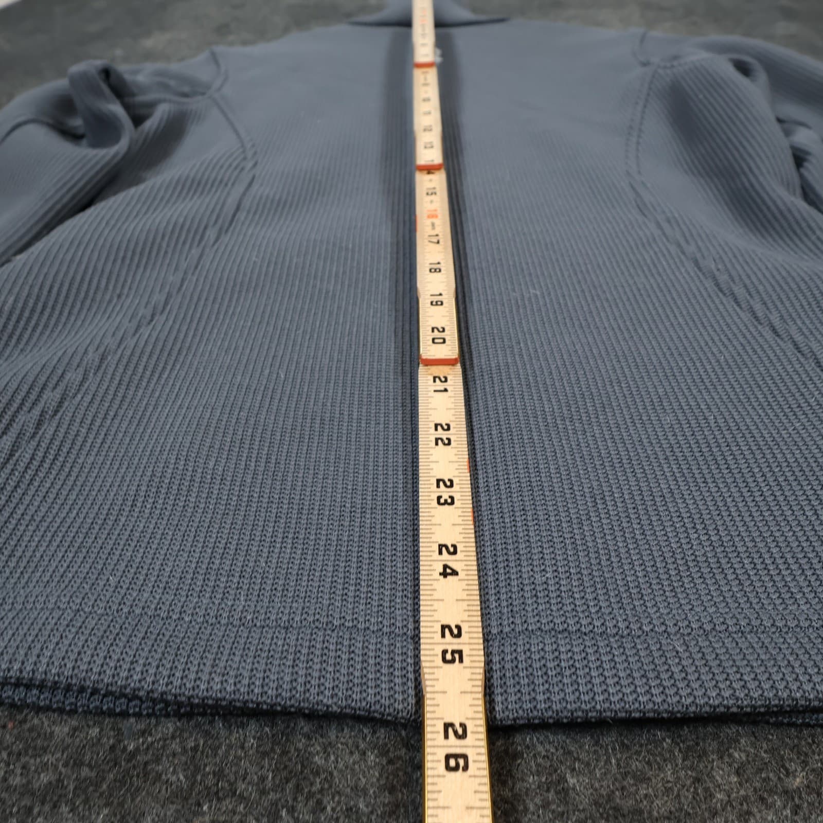 Spyder Core Sweater Ladies Large Blue Excellent Full Zip Waffle Knit - Thumbnail 5