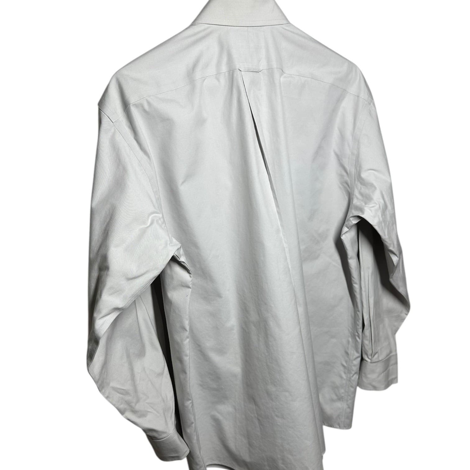 Gold Label Roundtree & Yorke Men's Grey Non-Iron Dress Shirt Large 16-33 - Thumbnail 5