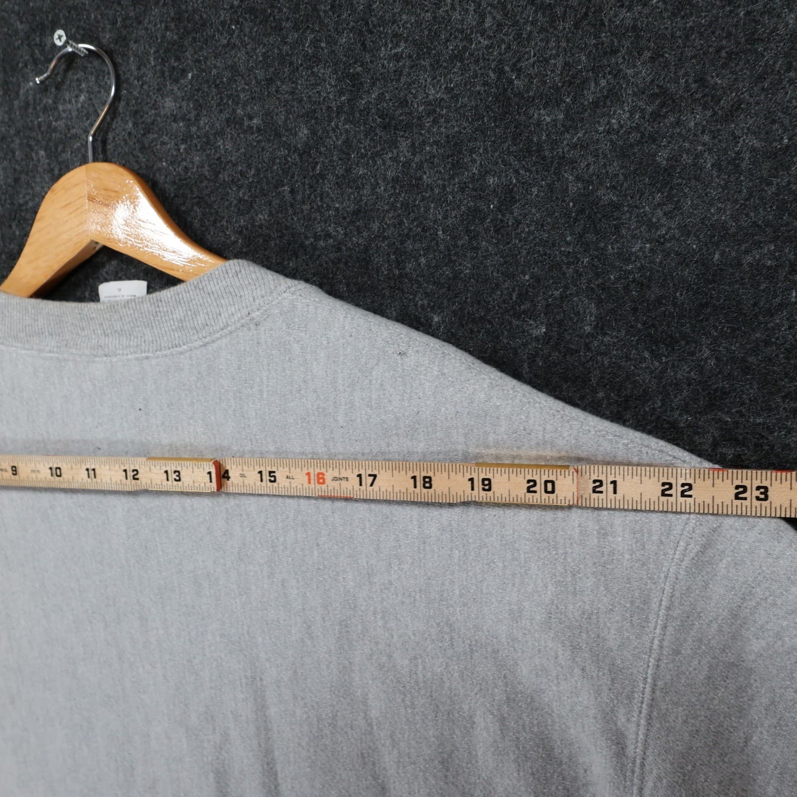Champion Reverse Weave Sweatshirt Mens XL Grey Excellent GF70 Pullover - Thumbnail 6