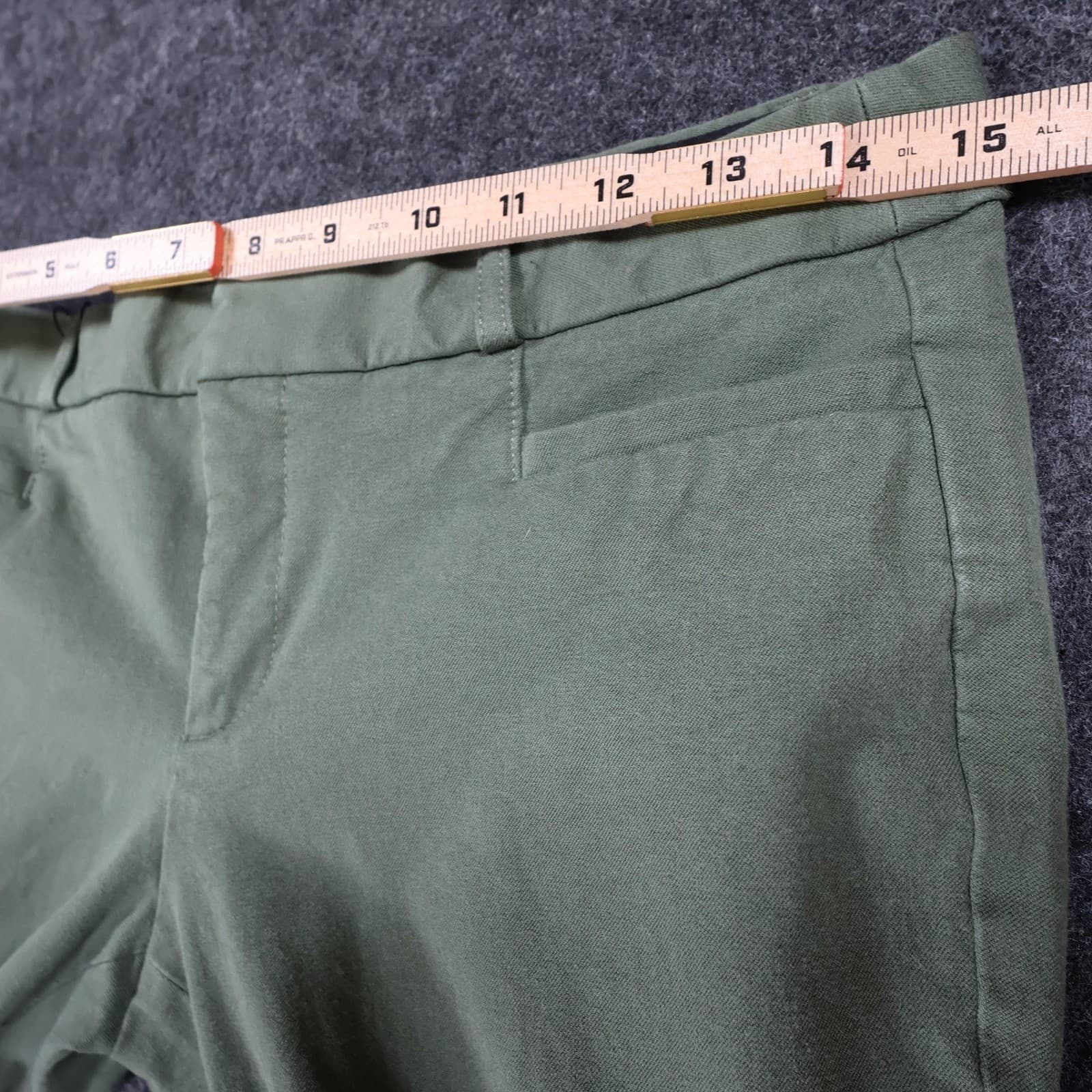 Banana Republic Pants Womens 4 Green Excellent Chino Trousers - Thumbnail 6