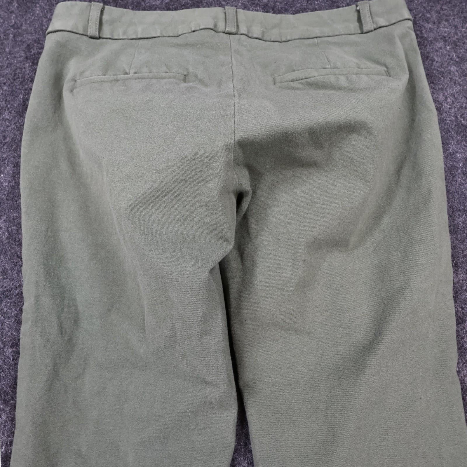 Banana Republic Pants Womens 4 Green Excellent Chino Trousers - Thumbnail 12