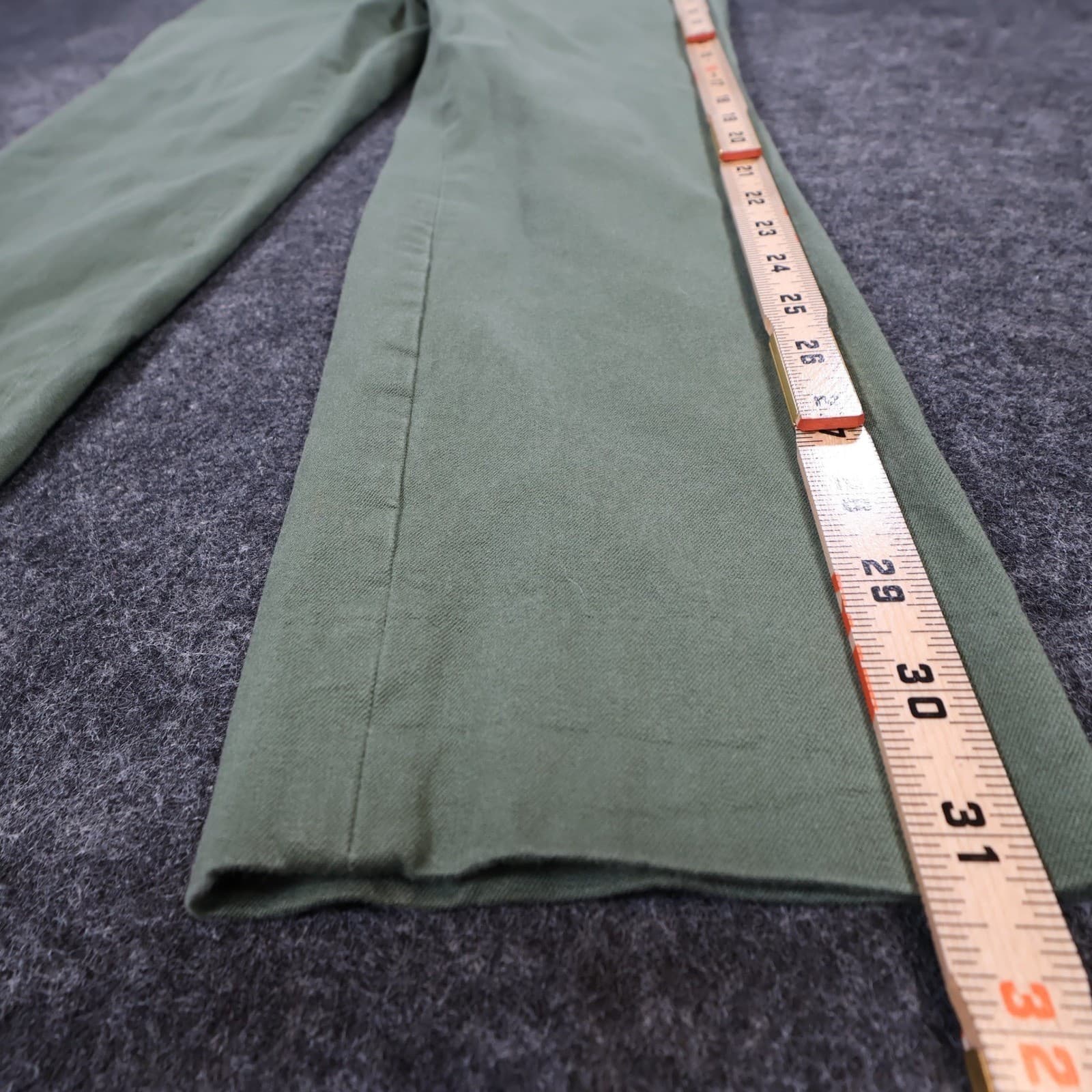 Banana Republic Pants Womens 4 Green Excellent Chino Trousers - Thumbnail 3