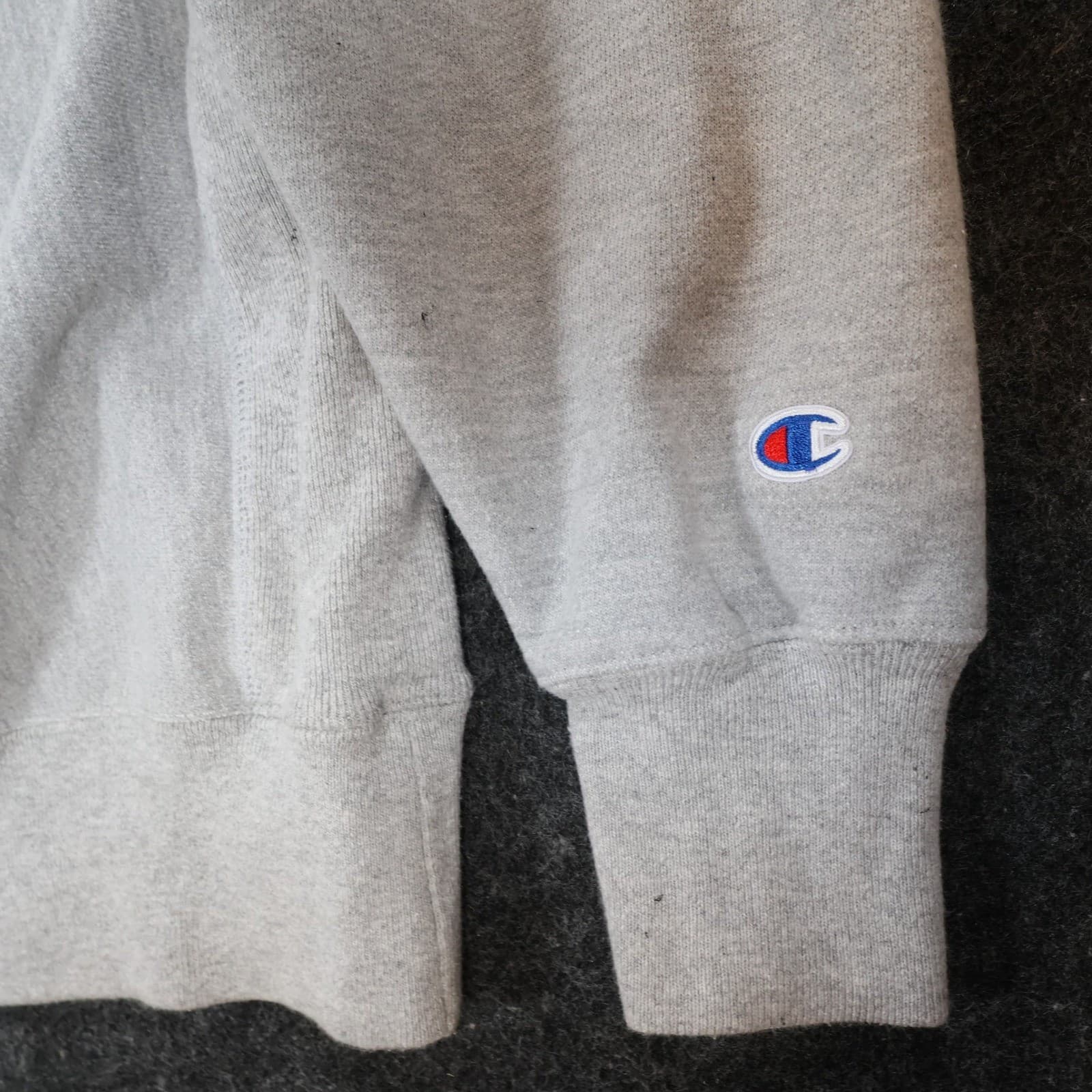 Champion Reverse Weave Sweatshirt Mens XL Grey Excellent GF70 Pullover - Thumbnail 10