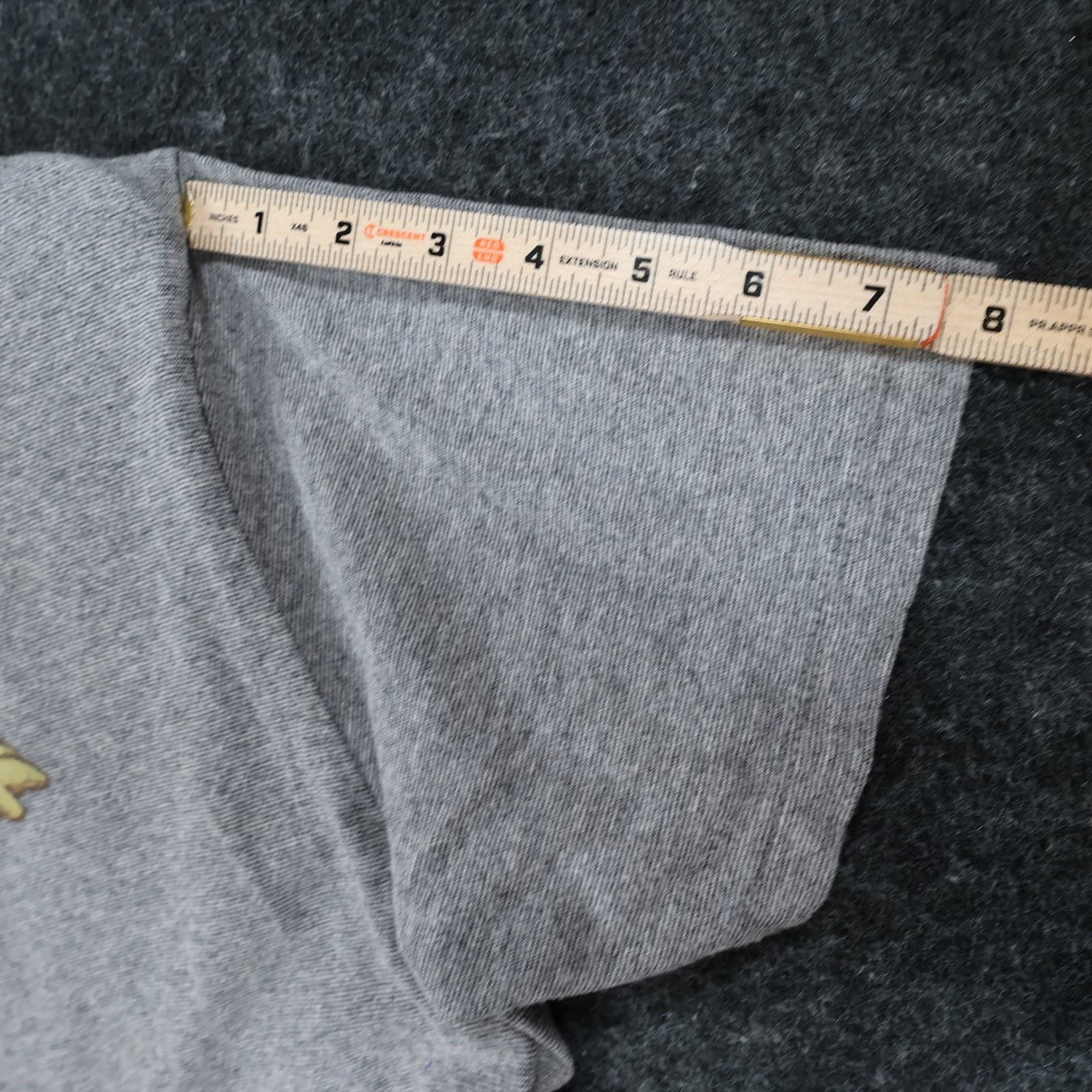Hard Ten Clothing T-Shirt Mens XL Gray Excellent Dabbing Teddy Bear Graphic - Thumbnail 4