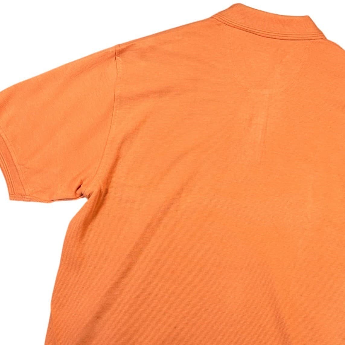 Van Heusen Men's Orange Easy Care Cotton Polo Shirt XL - Thumbnail 4