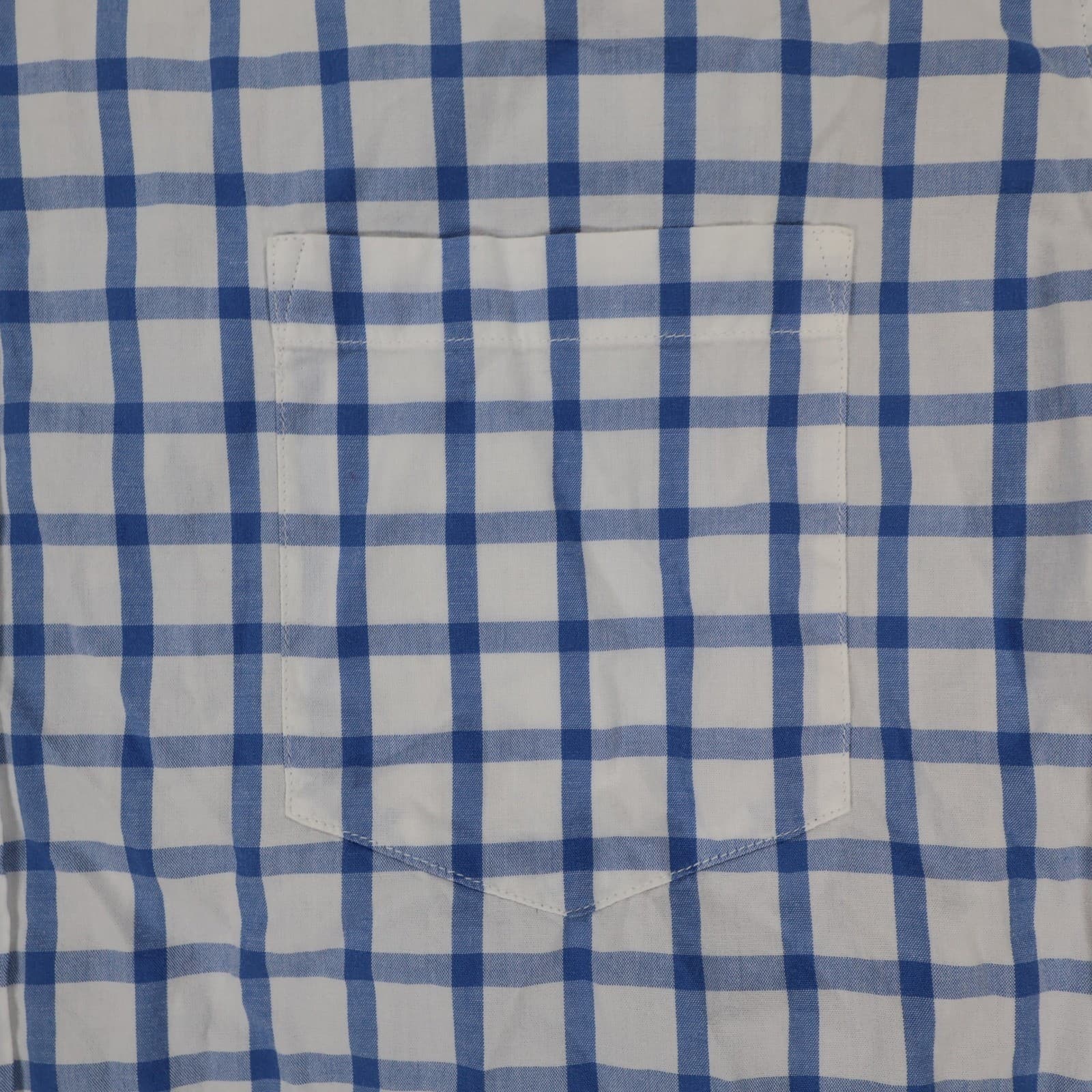 J.Crew Button Down Shirt Mens Large Blue Excellent Plaid Pattern - Thumbnail 11