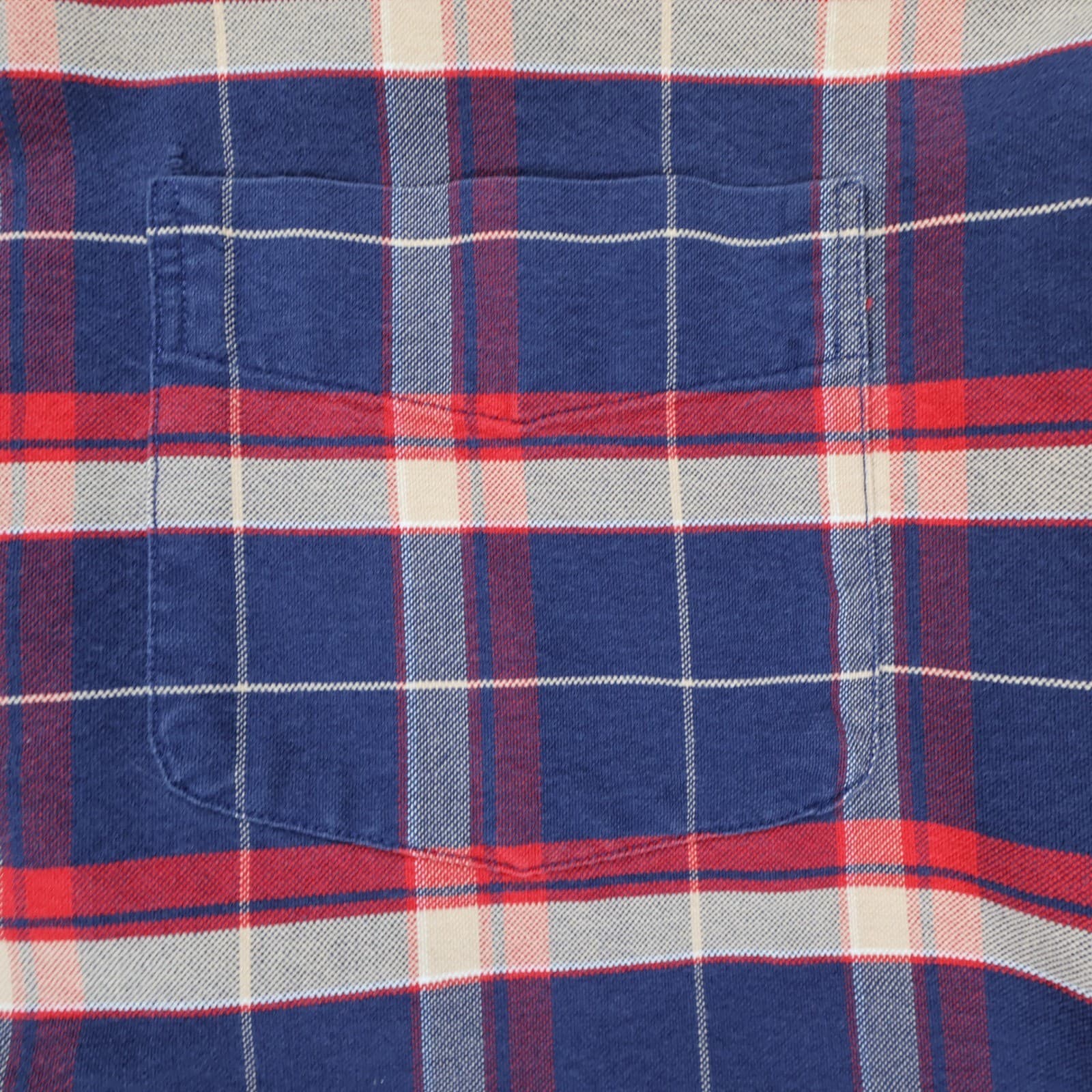 J.Crew Oxford Mens L Blue Excellent Plaid Button Down Shirt C4283 - Thumbnail 12
