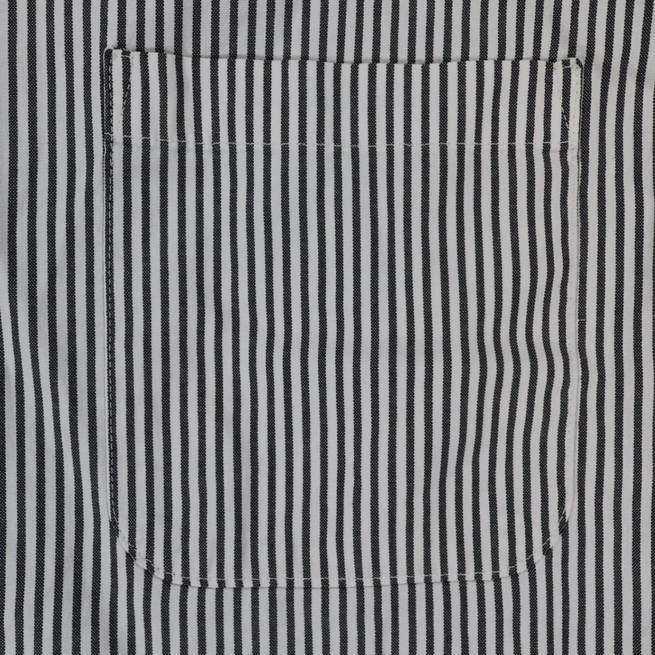 Geoffrey Beene Button Down Mens 16.5 34/35 Black White Excellent Pinpoint Oxford - Thumbnail 9