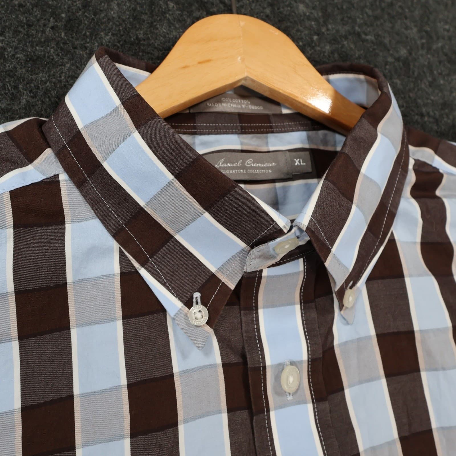 Daniel Cremieux Button Up Mens XL Brown Excellent Signature Collection - Thumbnail 8