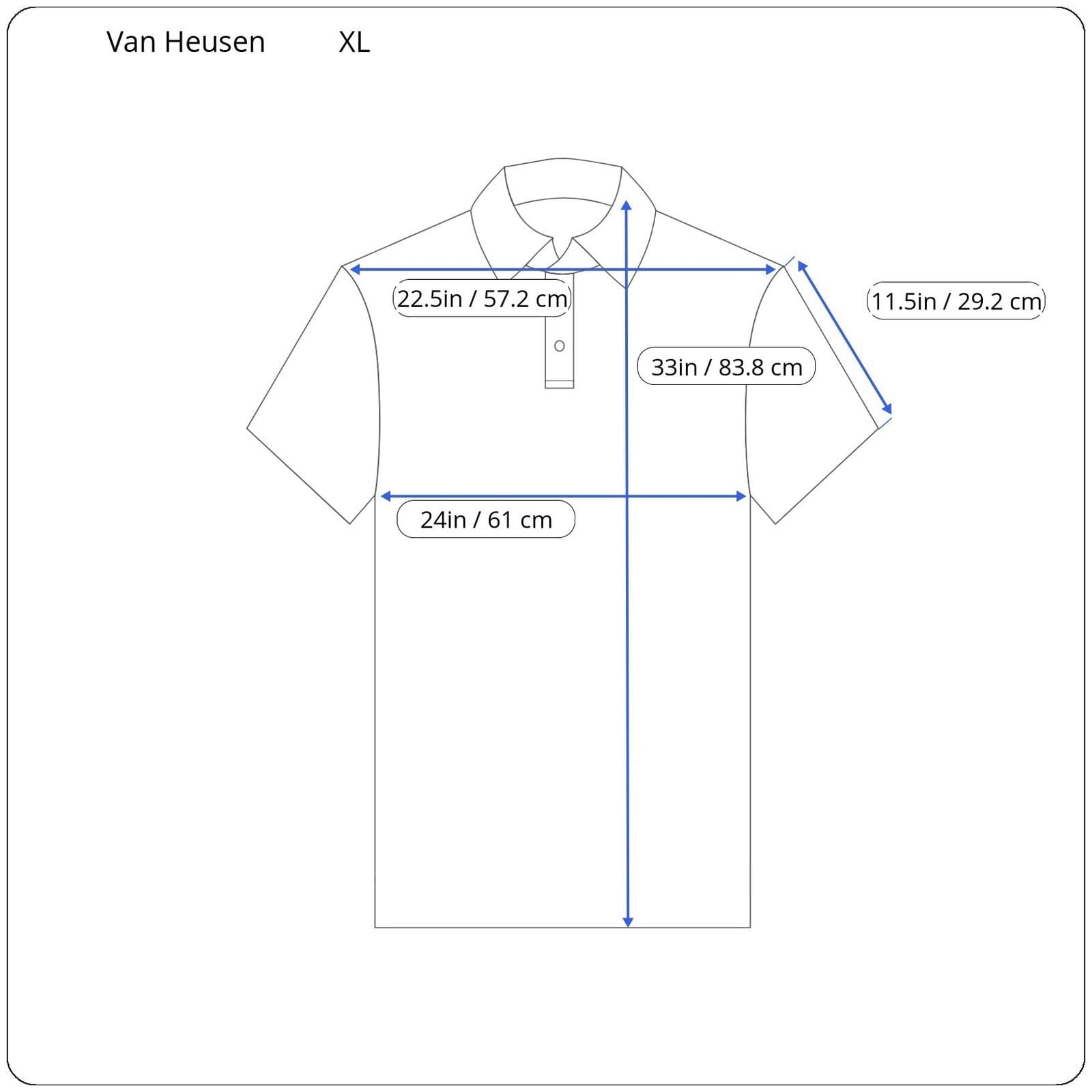 Van Heusen Mens Peach Pinstripe Short Sleeve Polo Shirt XL - Thumbnail 8