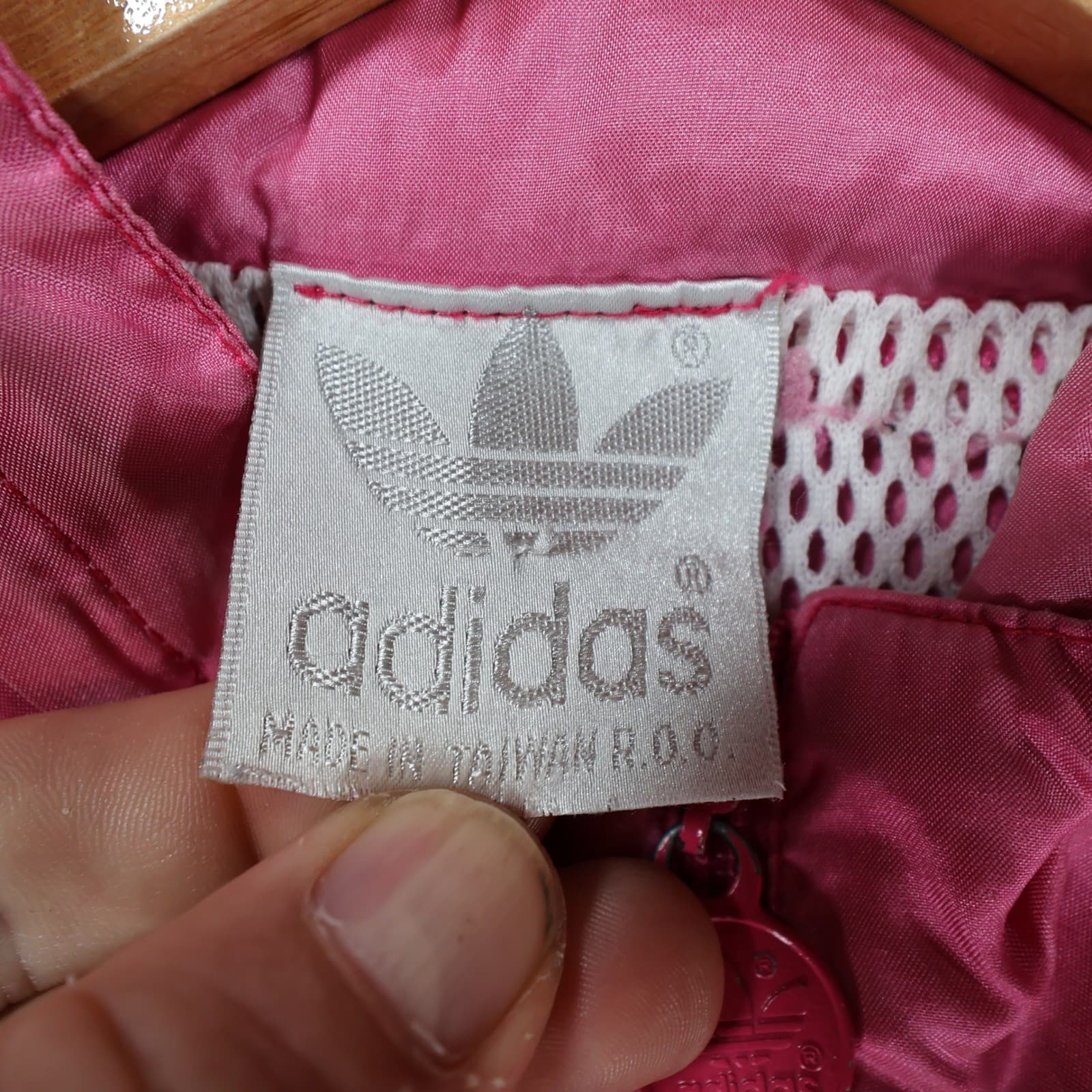 Adidas Windbreaker Womens Medium Colorblock Excellent Vintage 1/4 Zip Pullover - Thumbnail 7