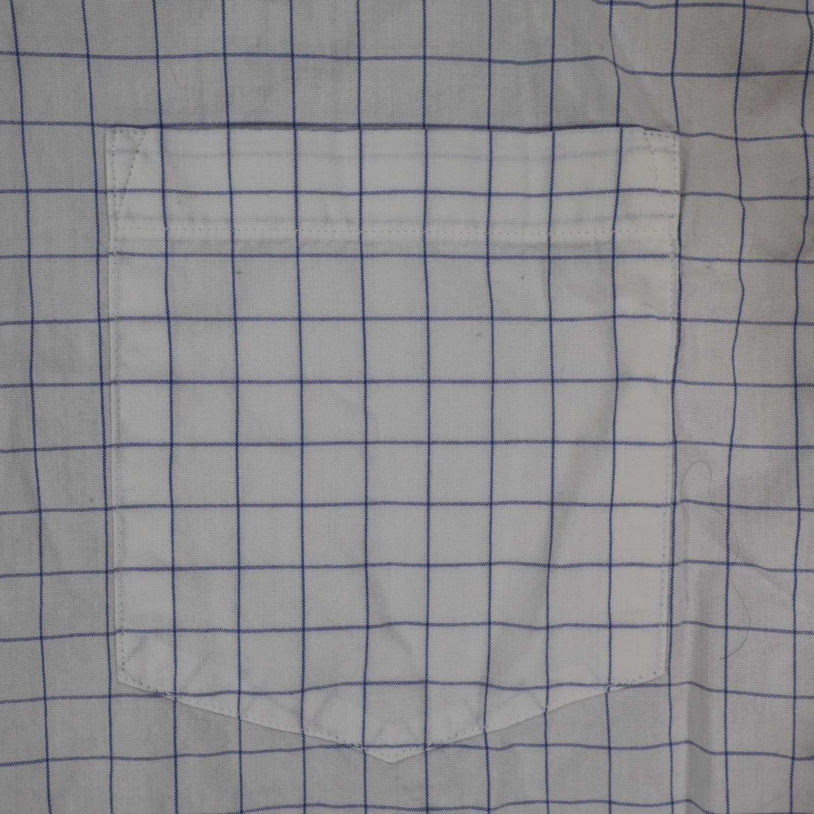 J.Crew Button Down Shirt Mens Large White Excellent Grid Check Long Sleeve - Thumbnail 10