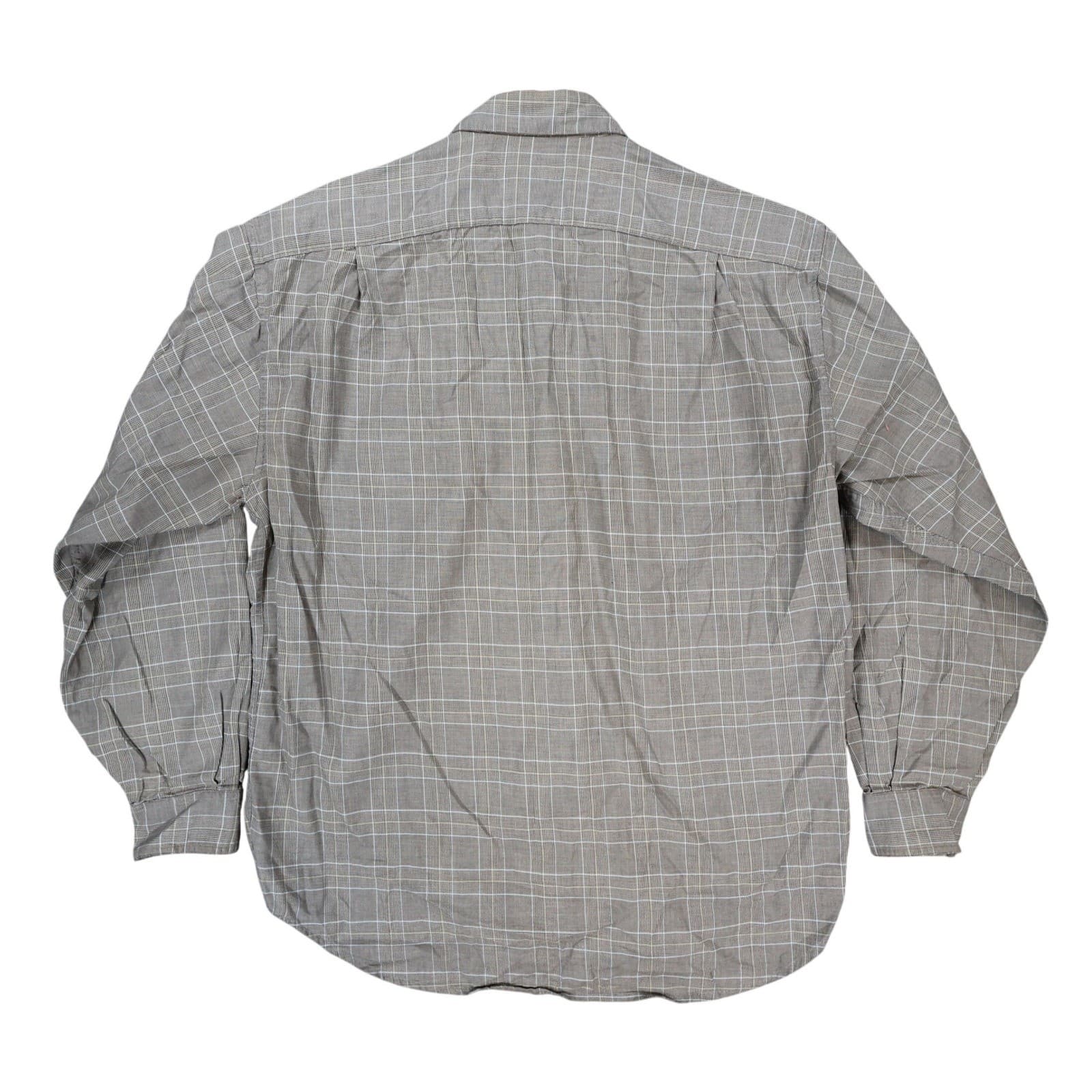 North 44 Button Up Mens L Brown Excellent Plaid Pattern - Thumbnail 2