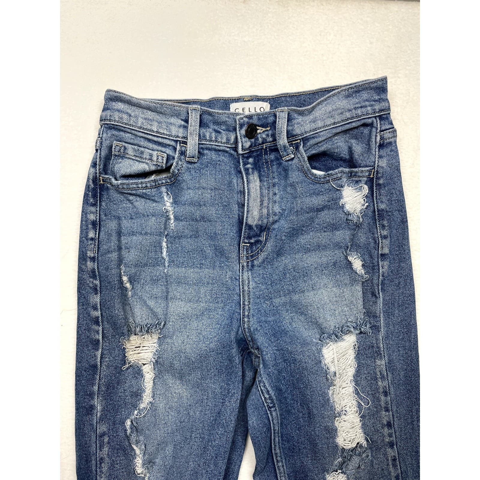 Cello Women's Ripped Boyfriend Jeans - Size 3 - Thumbnail 3