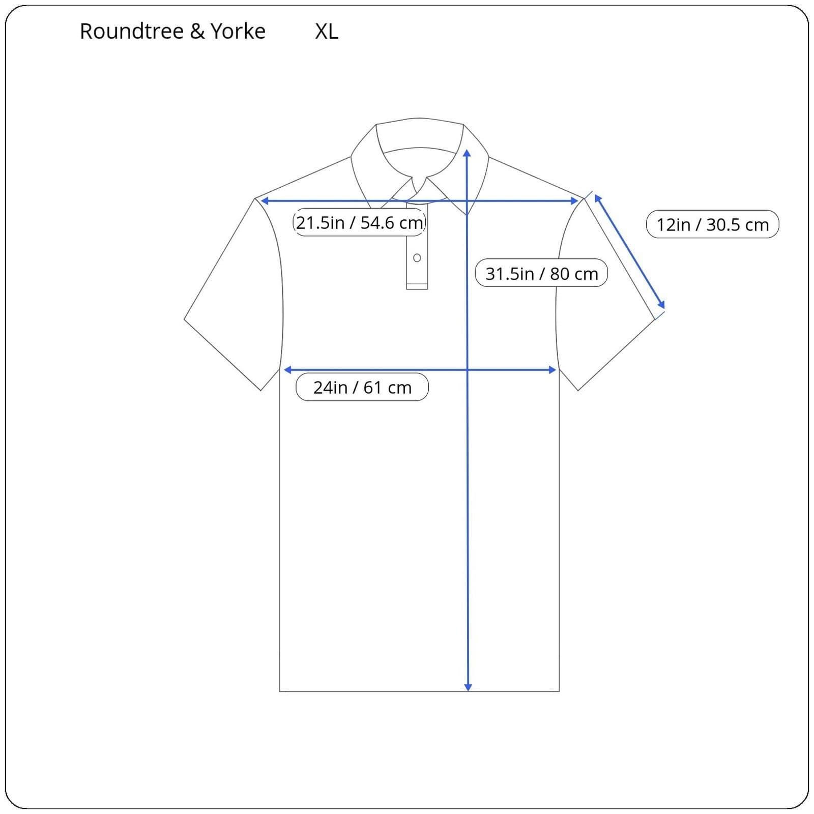 Roundtree & Yorke Mens Yellow Solid Short Sleeve Polo Shirt XL Cotton - Thumbnail 8
