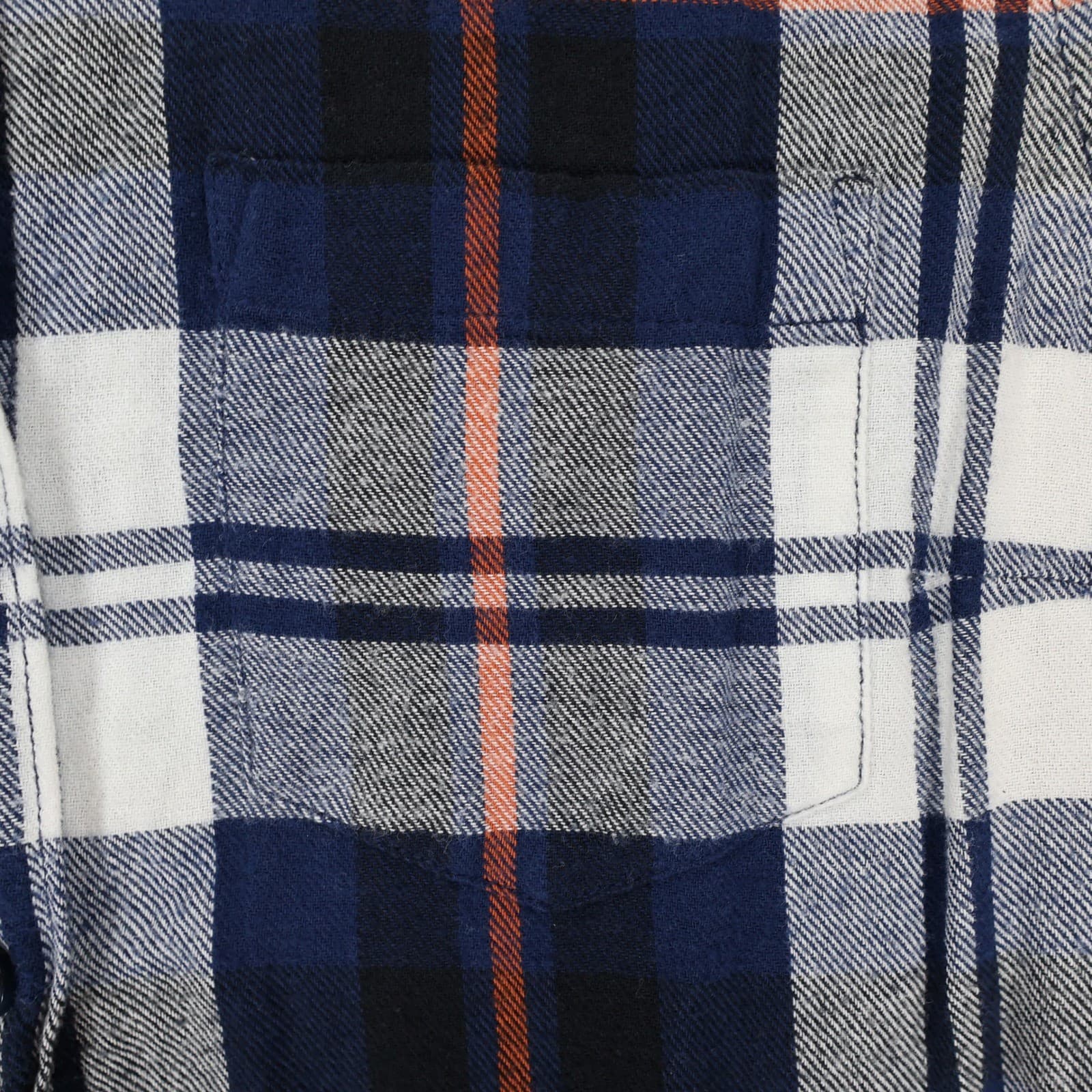 Woolrich Flannel Shirt Womens Medium Blue Excellent Plaid Cotton Long Sleeve - Thumbnail 10