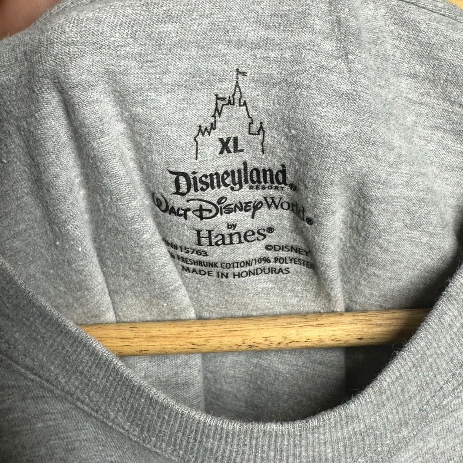 Disney Men's XL Grey Mickey Mouse American Flag Graphic T-Shirt - Thumbnail 4