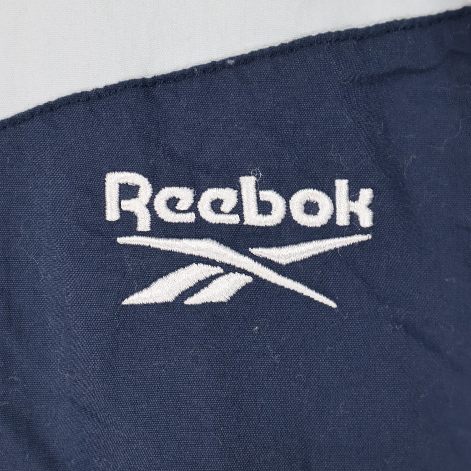 Reebok Windbreaker Mens S Navy Excellent Colorblock Zip Up - Thumbnail 11