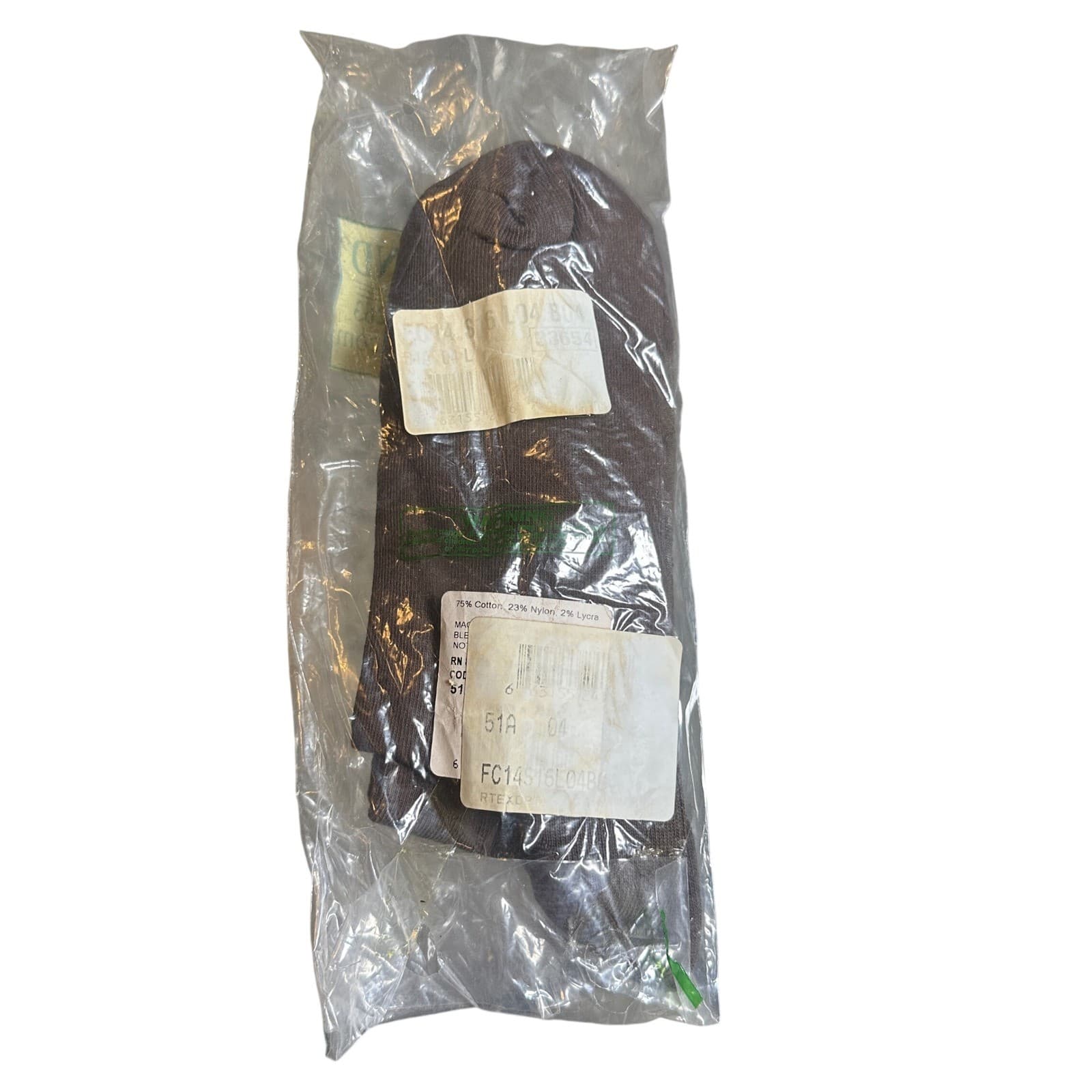 Vintage Haband Dress Socks Men 10-13 Brown New Argyle Cotton Blend Classic - Thumbnail 2