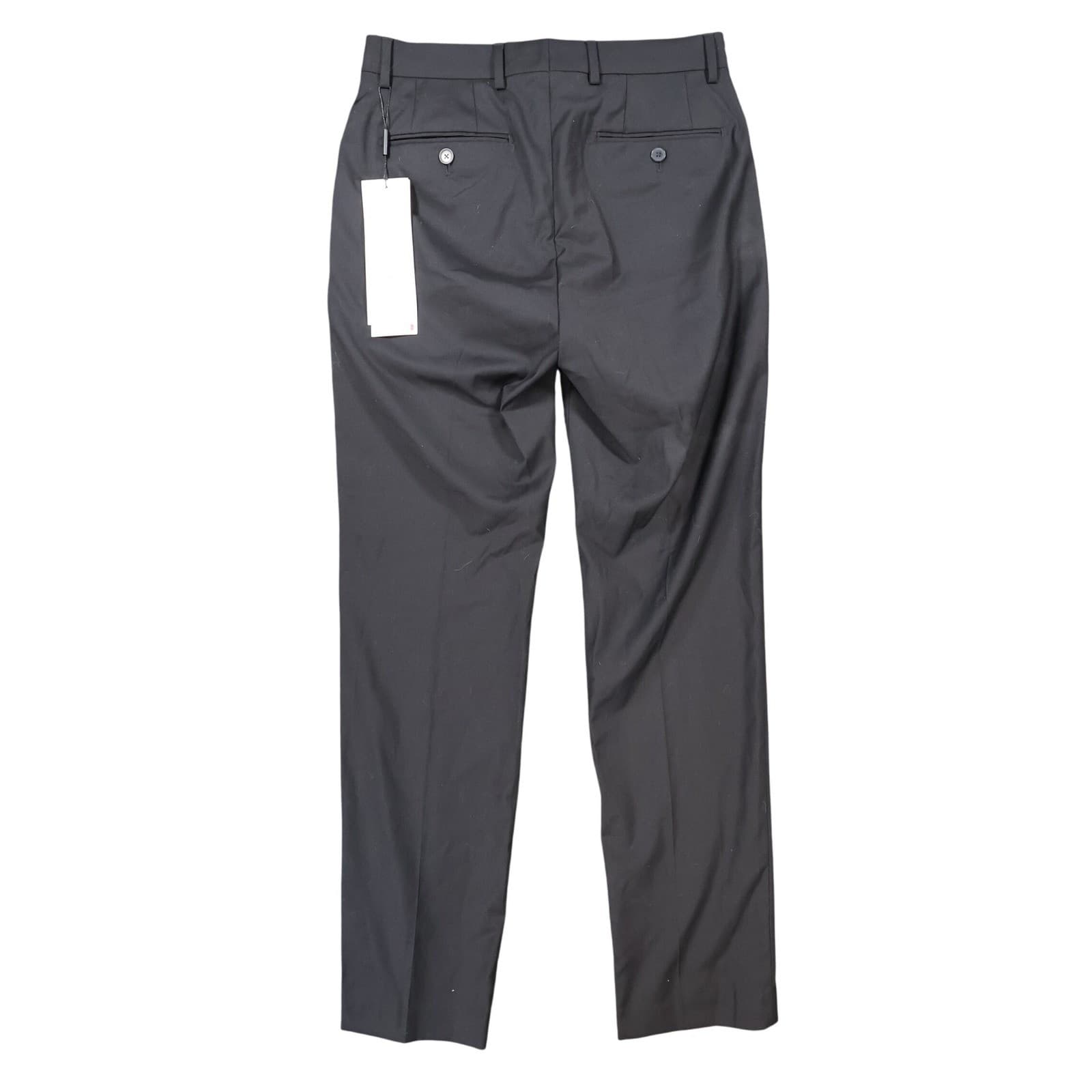 Calvin Klein Dress Pants Mens 30W x 32L Black New Slim Fit - Thumbnail 2