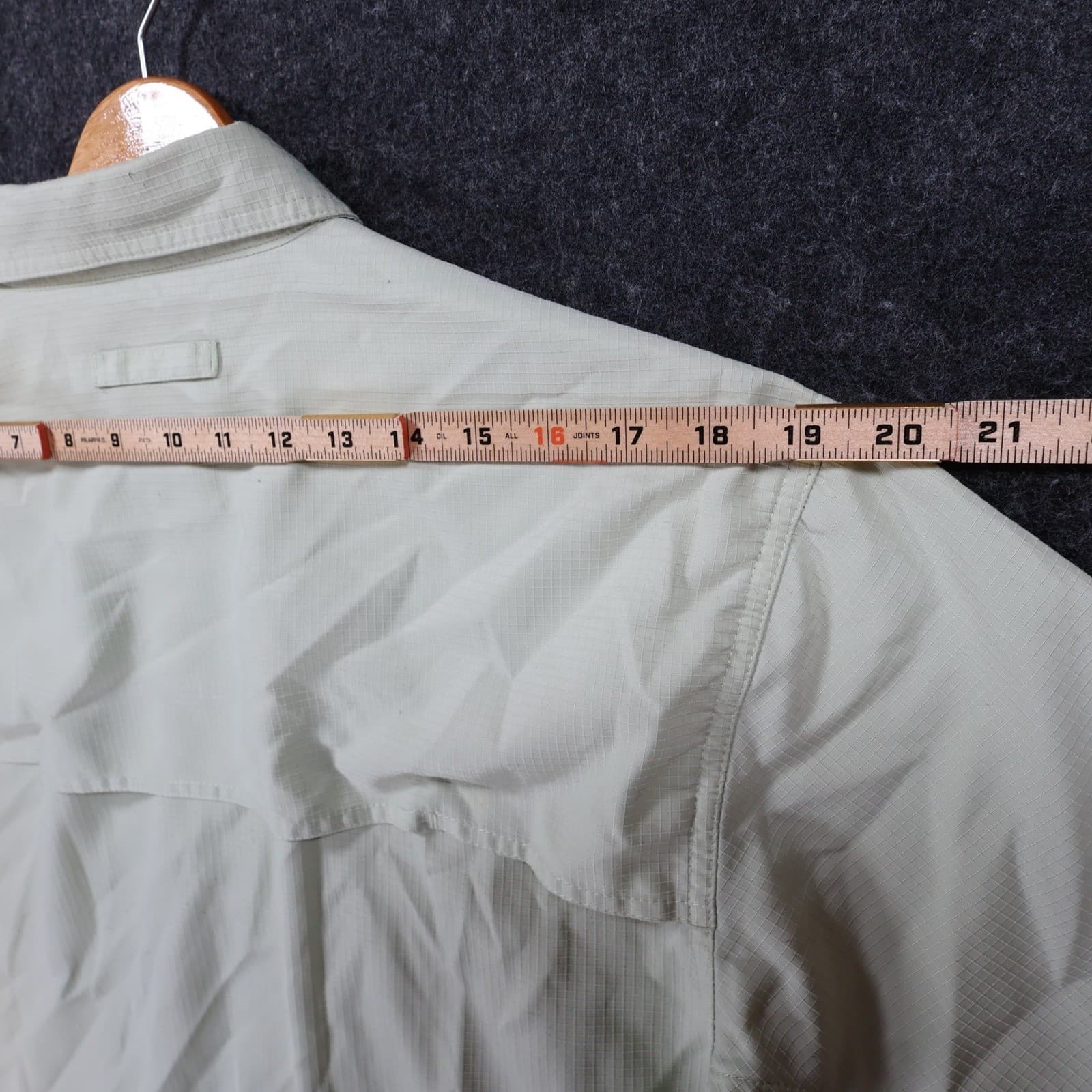 Weatherproof Fishing Shirt Mens M Beige Excellent Ripstop Vented - Thumbnail 6