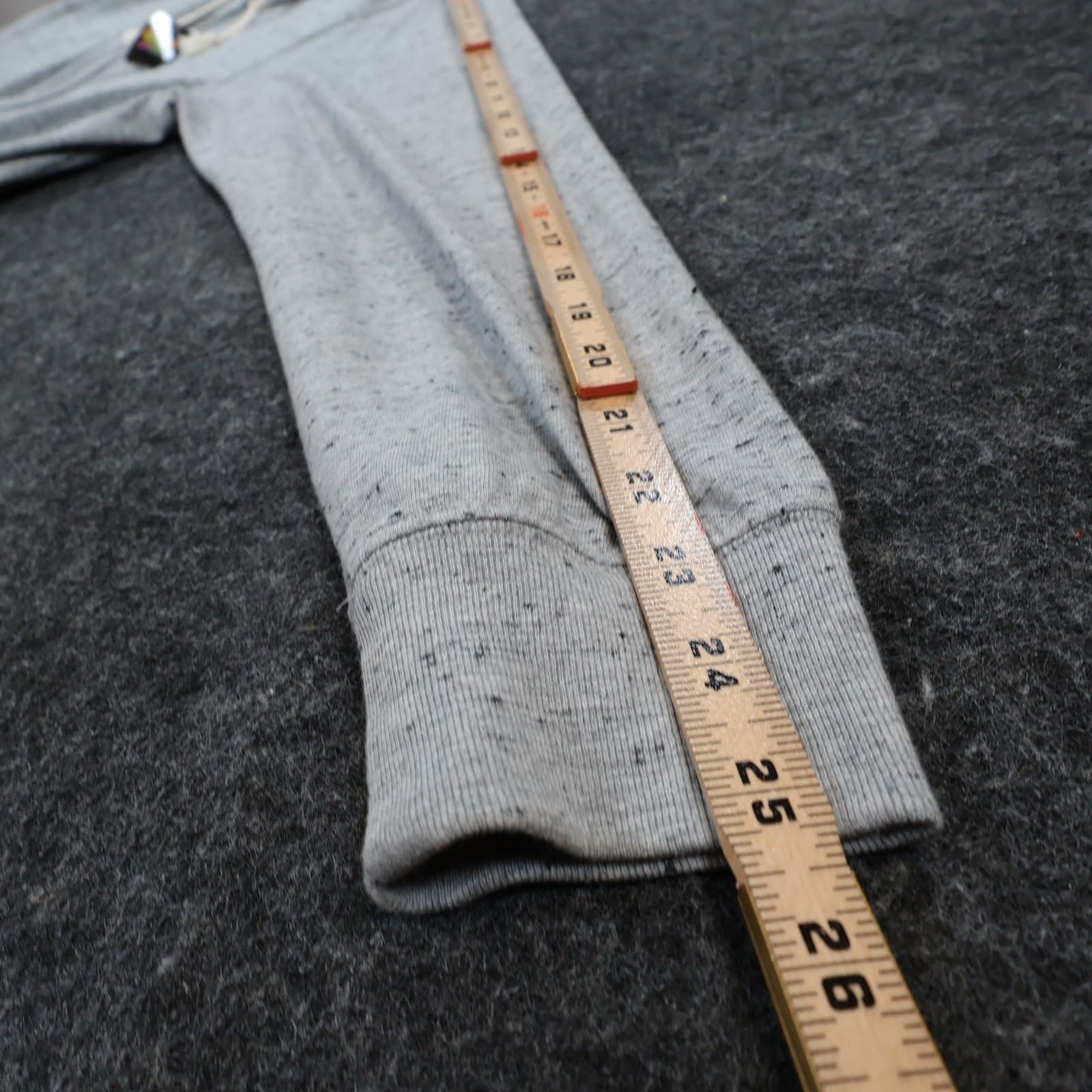 Nike Full Zip Hoodie Mens Large Gray Excellent Speckled Gym Sportswear - Thumbnail 4