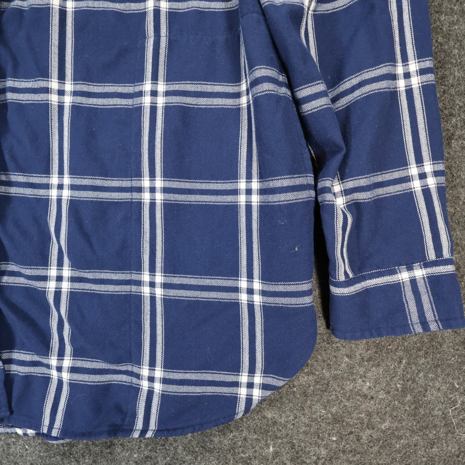 Jachs Girlfriend Button Up Womens XL Blue Excellent Plaid Pattern - Thumbnail 10