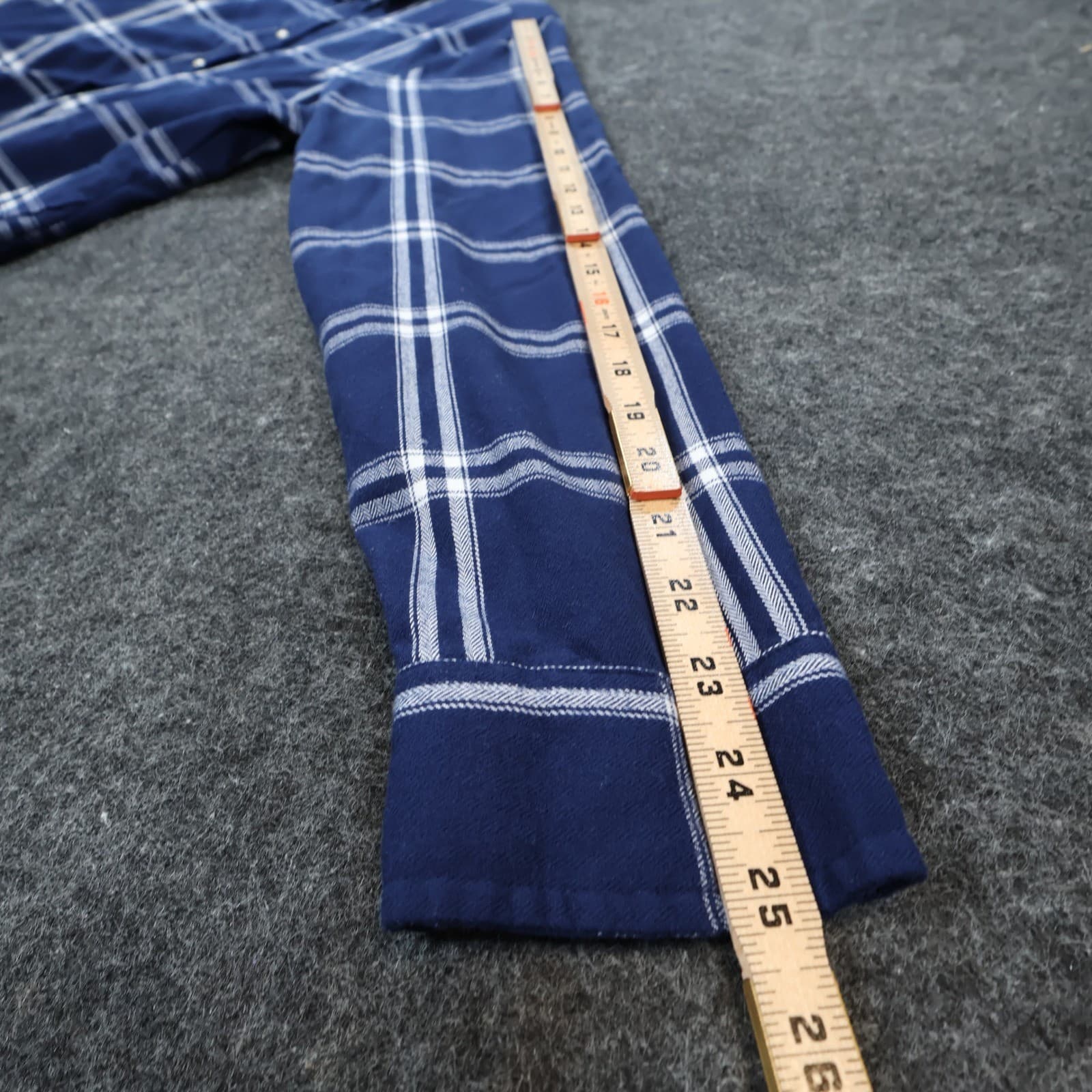 Jachs Girlfriend Button Up Womens XL Blue Excellent Plaid Pattern - Thumbnail 4