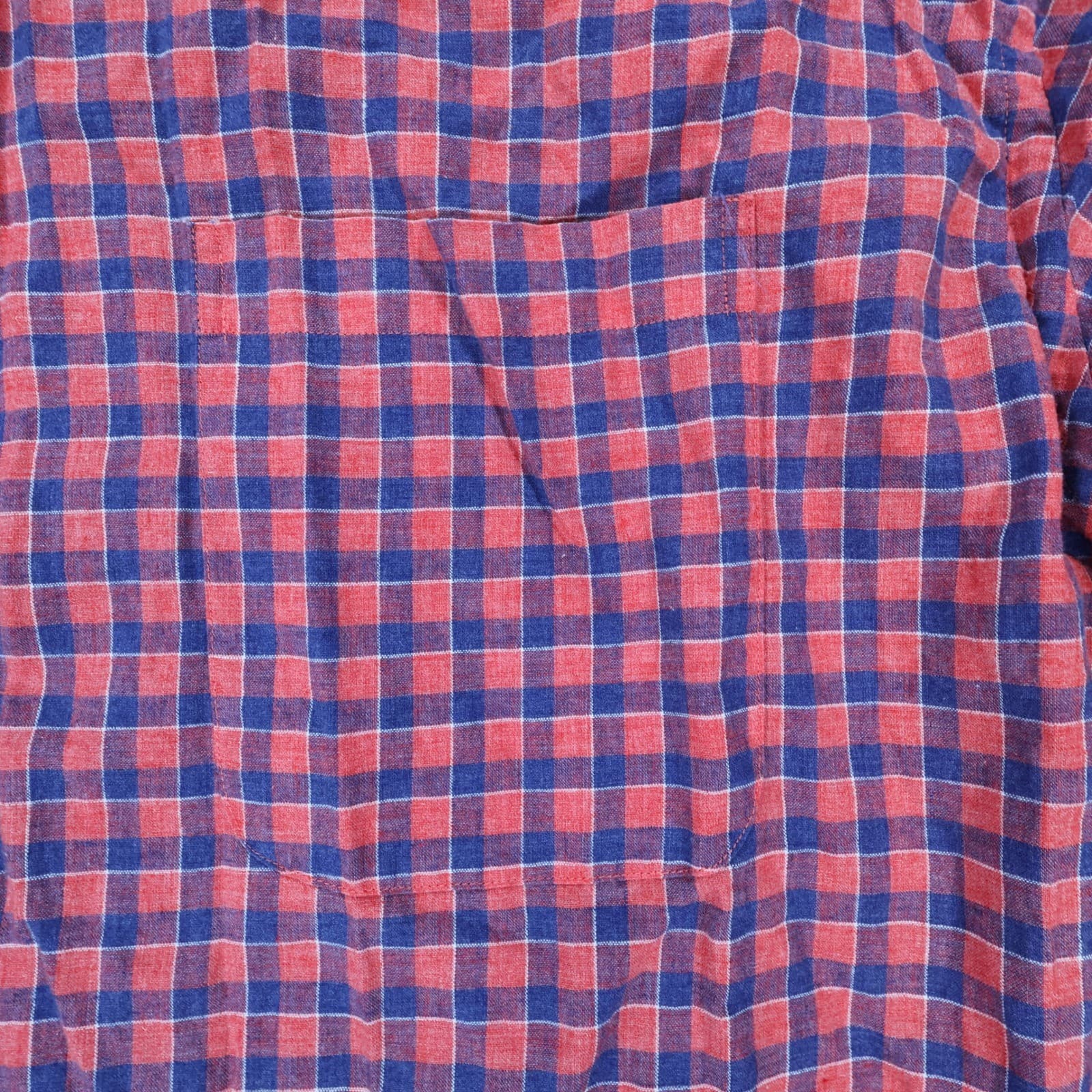 Roundtree & Yorke Button Up Mens 3XB Red Excellent Gingham Short Sleeve - Thumbnail 11