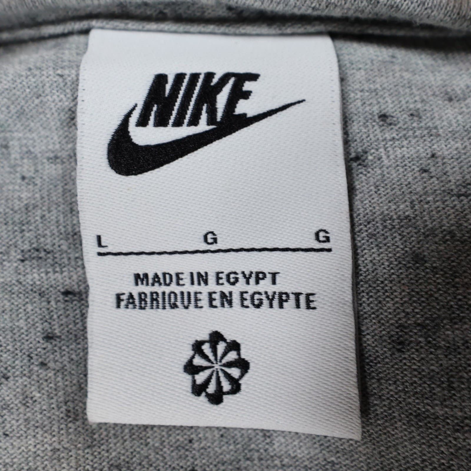 Nike Full Zip Hoodie Mens Large Gray Excellent Speckled Gym Sportswear - Thumbnail 7
