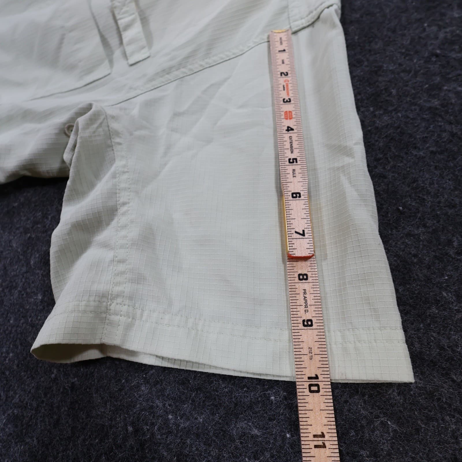 Weatherproof Fishing Shirt Mens M Beige Excellent Ripstop Vented - Thumbnail 4