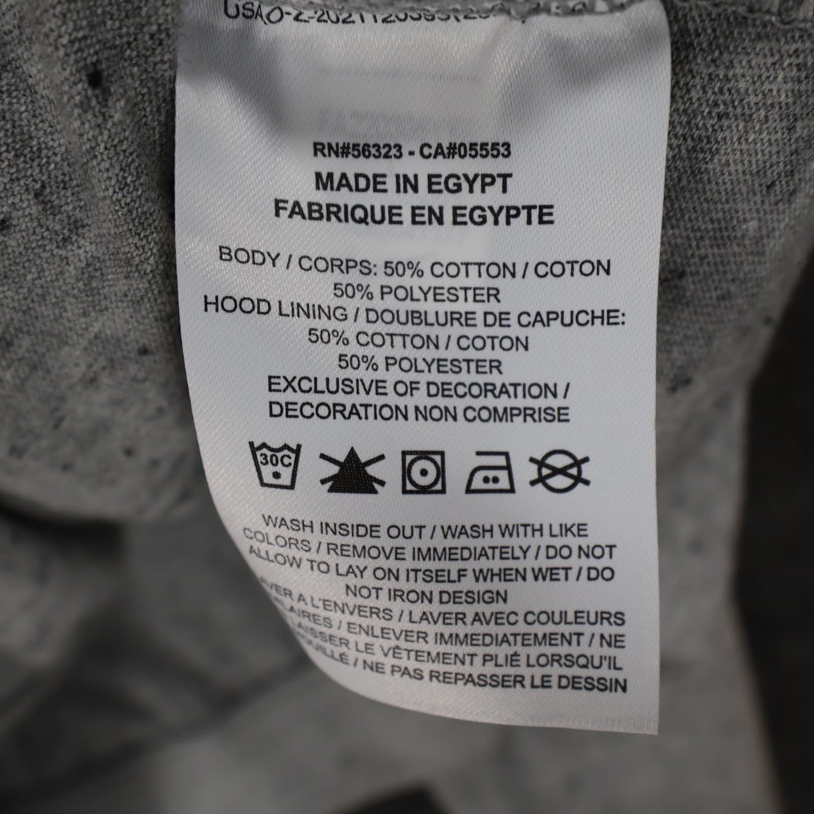 Nike Full Zip Hoodie Mens Large Gray Excellent Speckled Gym Sportswear - Thumbnail 8