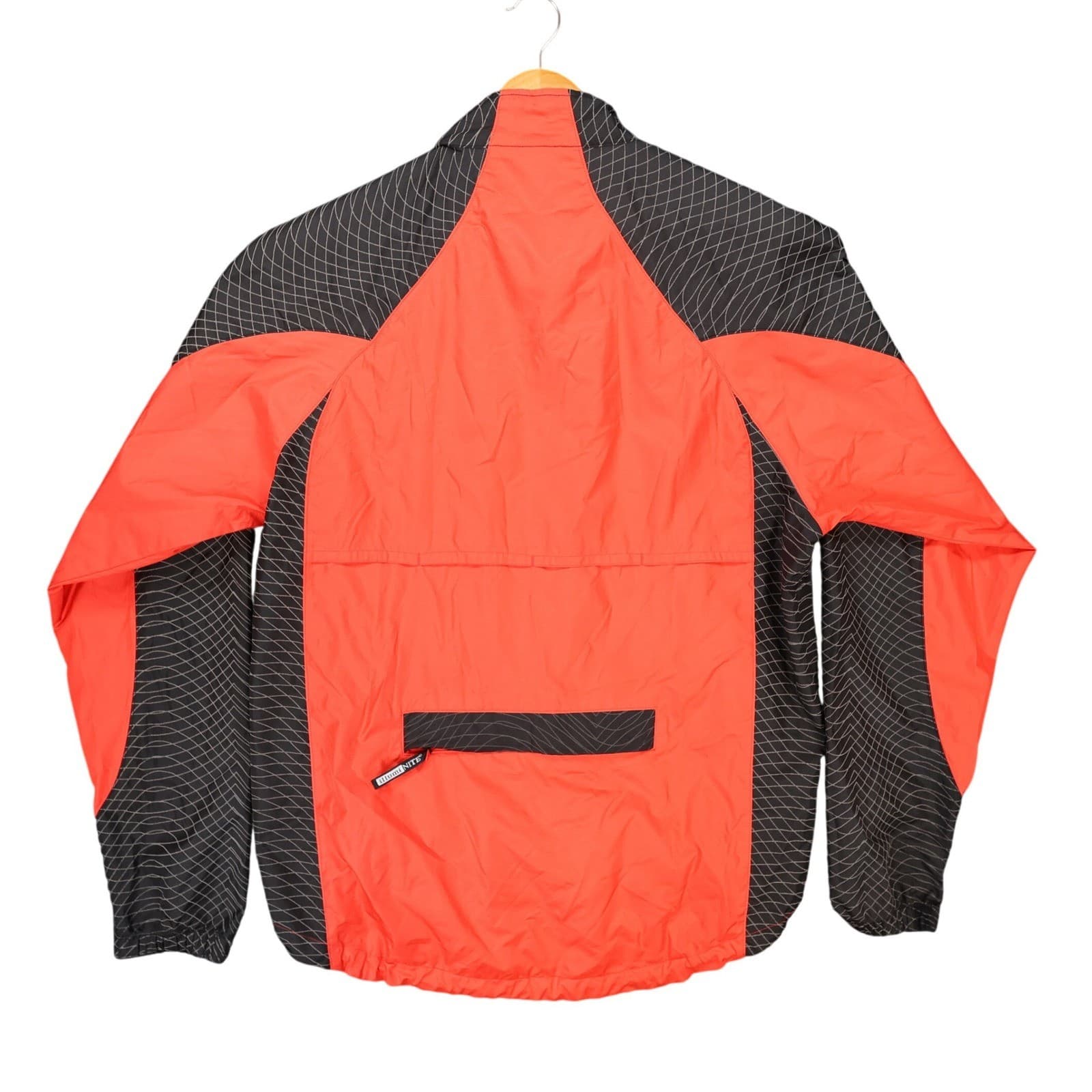IllumiNite Cycling Jacket Mens Large Red Excellent Reflective - Thumbnail 2