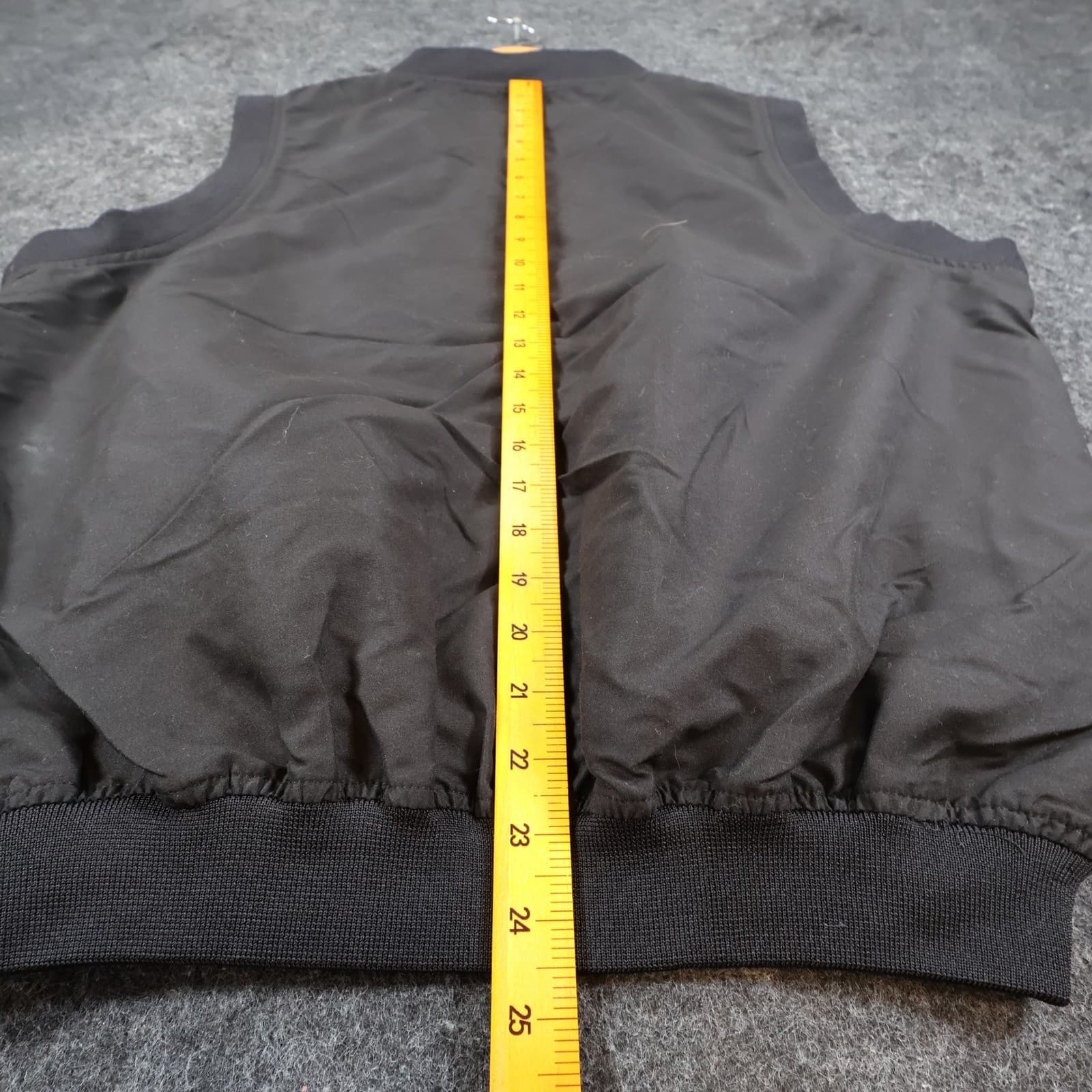 Baru Sports Vest Mens Small Black Synthetic V-Neck Golf Windbreaker Layer - Thumbnail 5