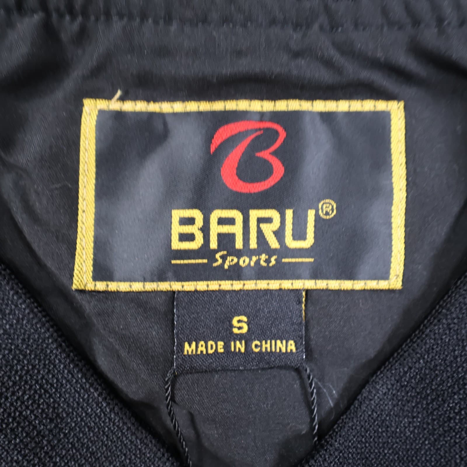 Baru Sports Vest Mens Small Black Synthetic V-Neck Golf Windbreaker Layer - Thumbnail 7