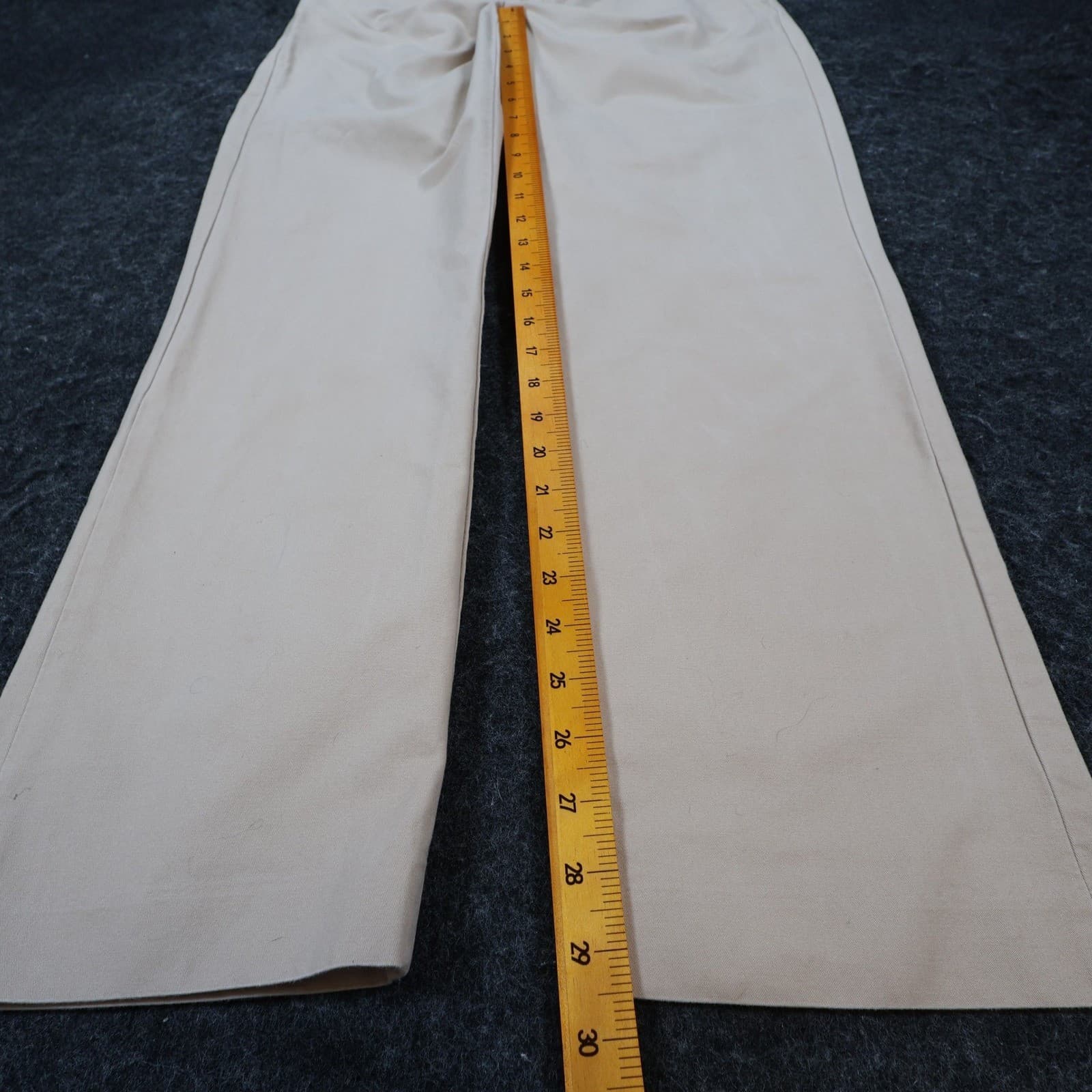J.Crew Slim Bedford Pants Mens 30x32 Beige Cotton Chino Trousers 92443 - Thumbnail 4