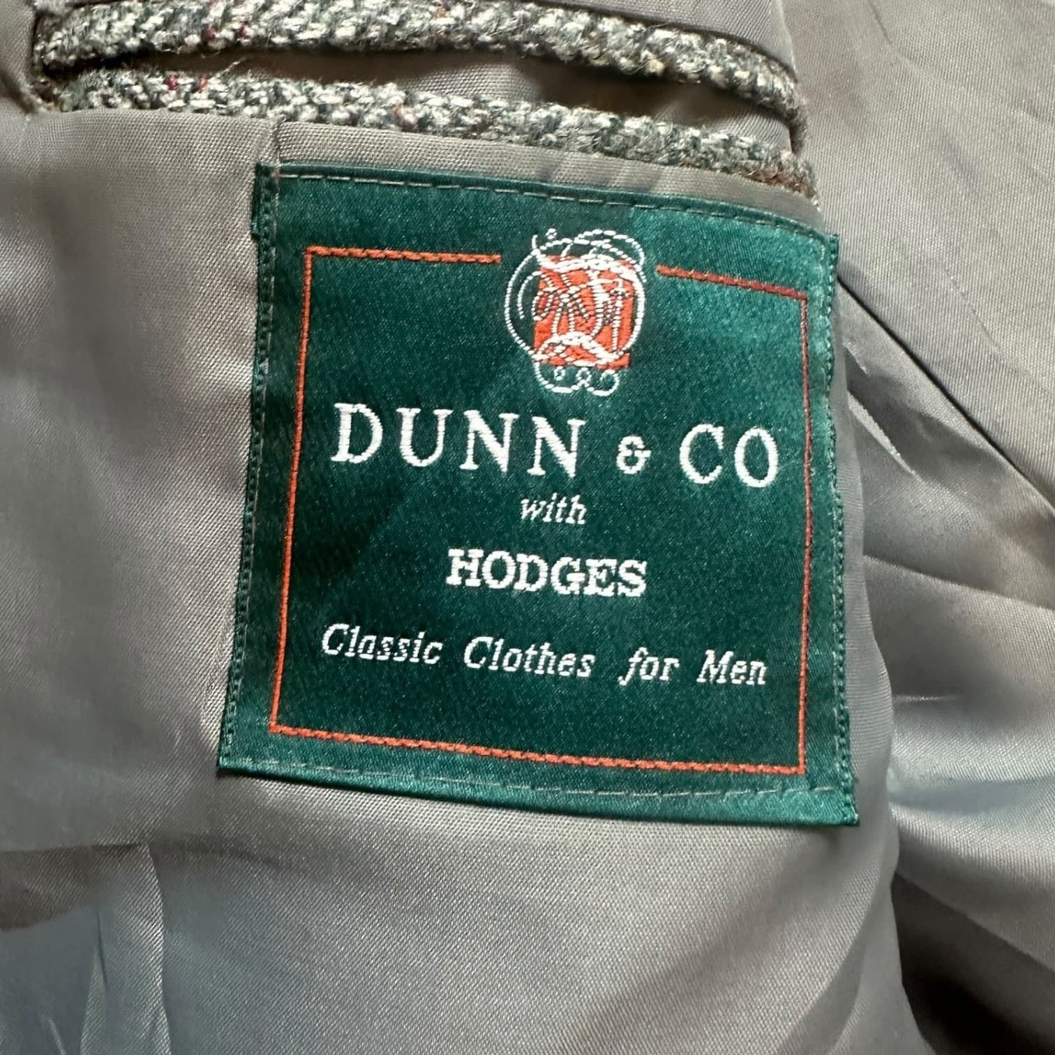 Dunn & Co 42R Glen Check Wool Sport Coat Blazer - Thumbnail 4