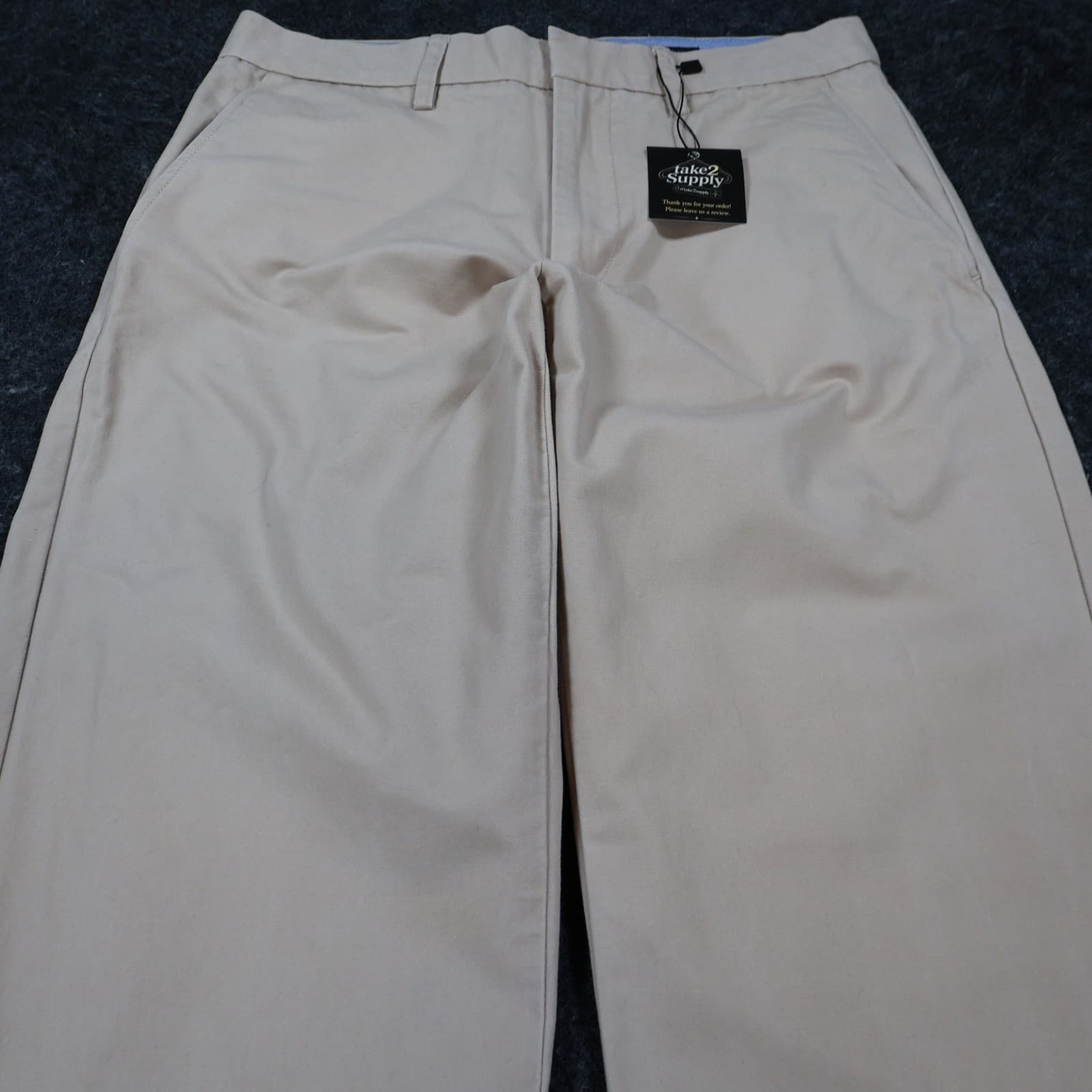 J.Crew Slim Bedford Pants Mens 30x32 Beige Cotton Chino Trousers 92443 - Thumbnail 9