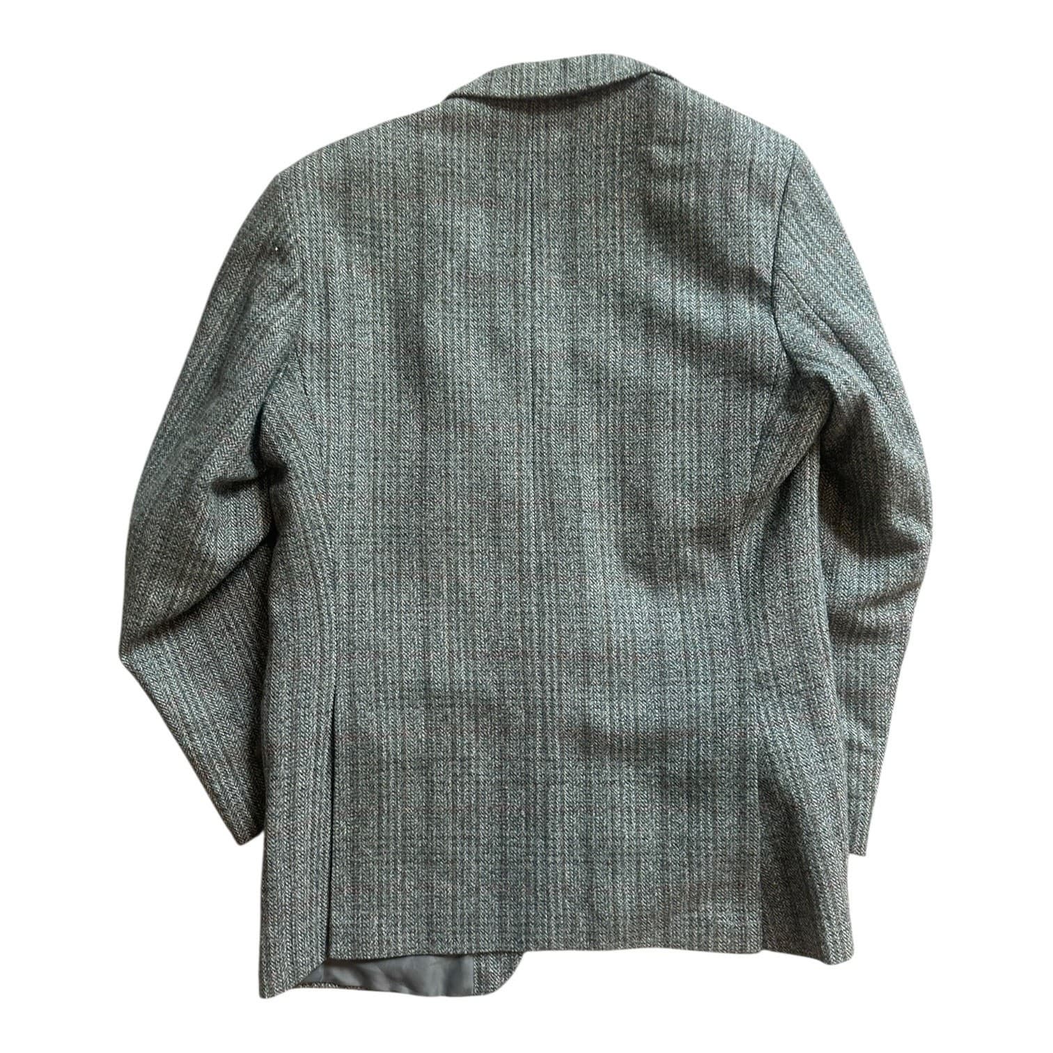Dunn & Co 42R Glen Check Wool Sport Coat Blazer - Thumbnail 3