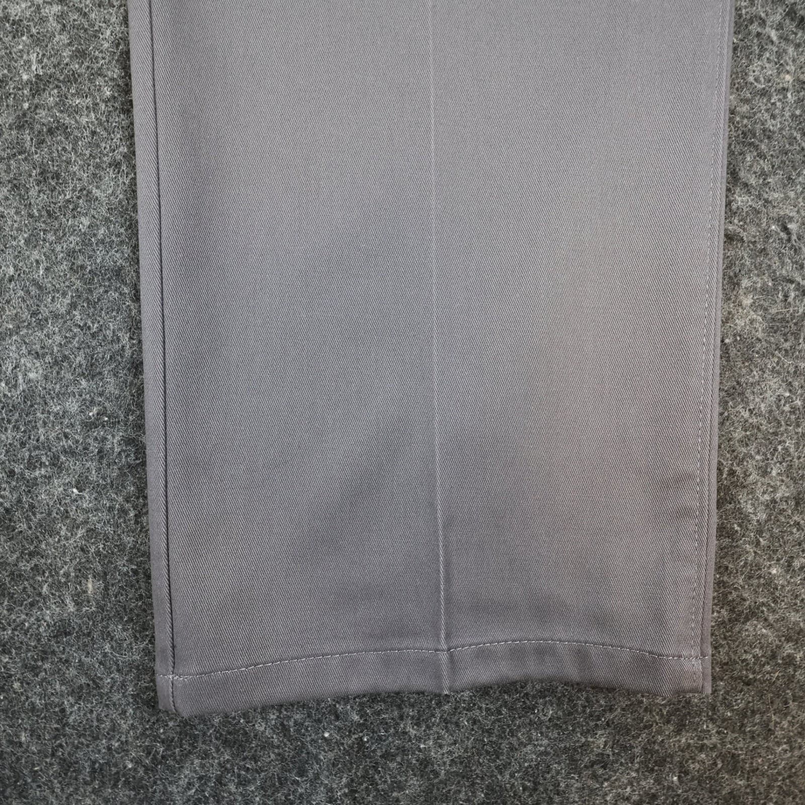 Haggar H26 Chino Pants Mens 36x32 Gray Cotton Blend Stretch Straight Leg - Thumbnail 13