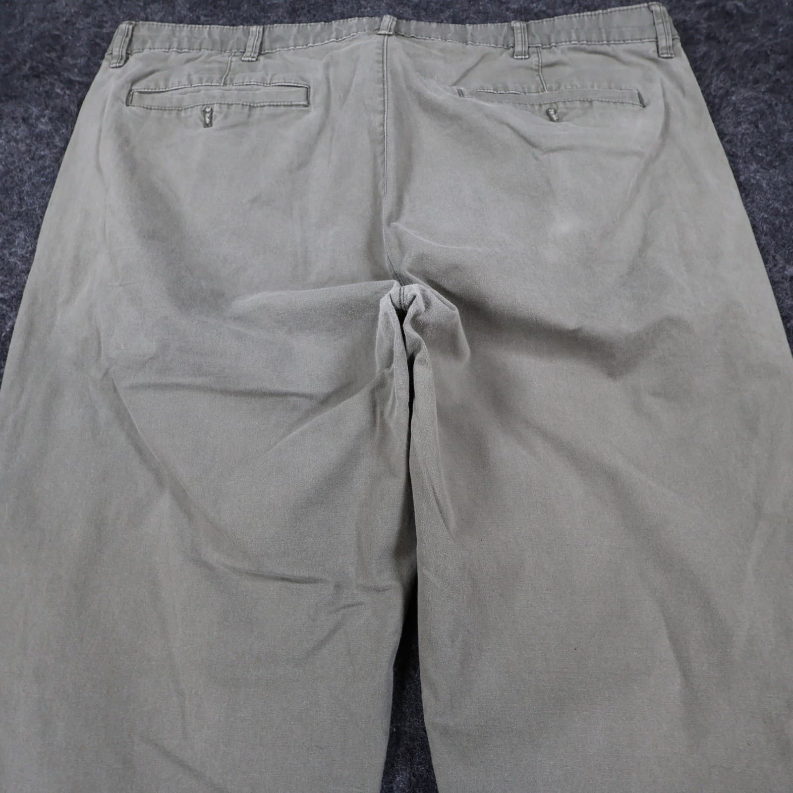 English Laundry Chino Pants Mens 38x32 Olive Green Cotton Stretch Straight Fit - Thumbnail 10