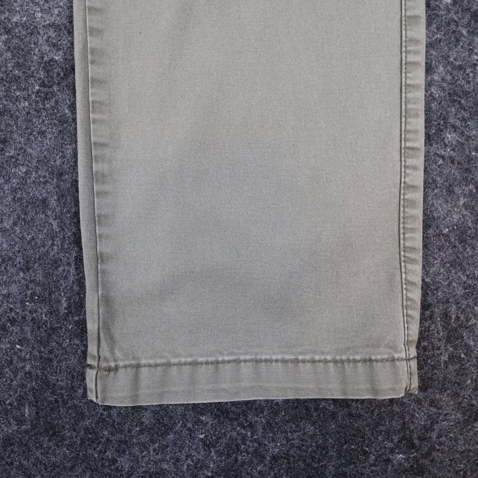 English Laundry Chino Pants Mens 38x32 Olive Green Cotton Stretch Straight Fit - Thumbnail 13