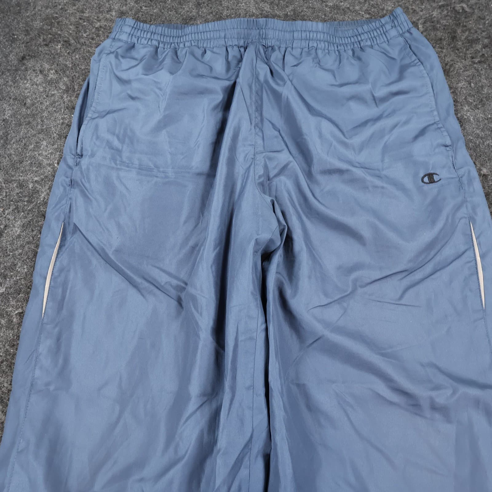 Champion Track Pants Mens Medium Blue Polyester Windbreaker Relaxed Athletic - Thumbnail 8