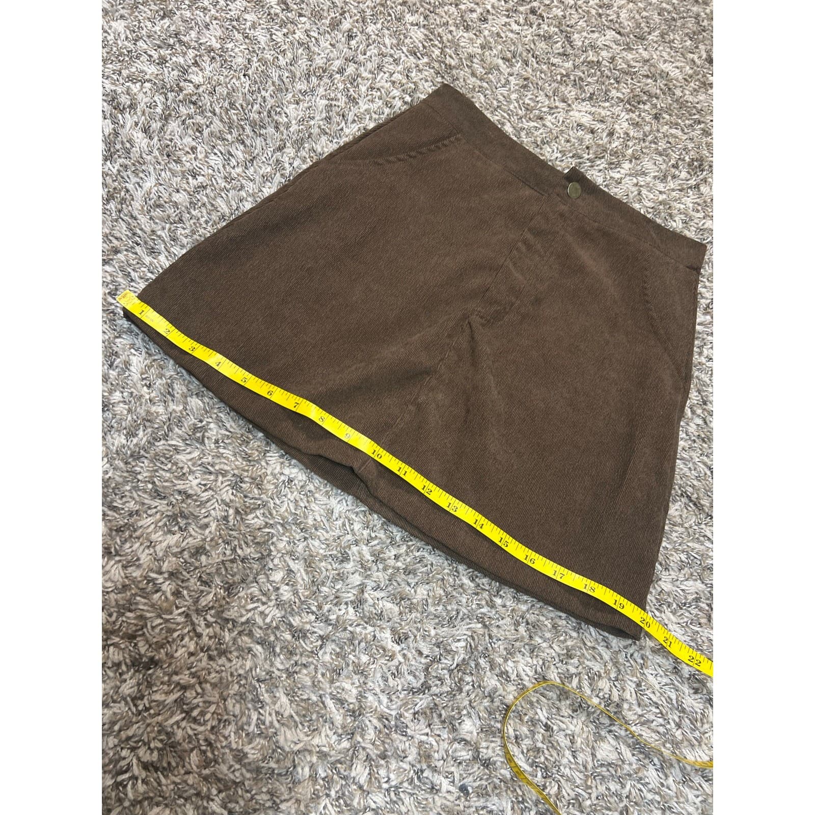 Romwe Women's Brown Skirt Size Small Mini Skirt Soft Casual - Thumbnail 2